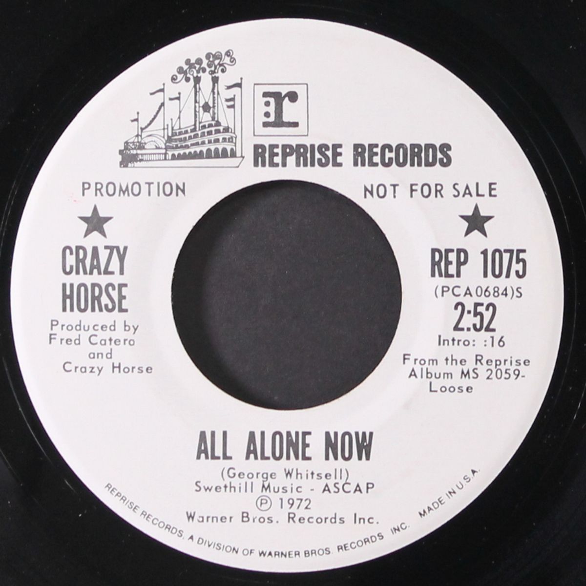 all alone now / 1 thing i love by CRAZY HORSE