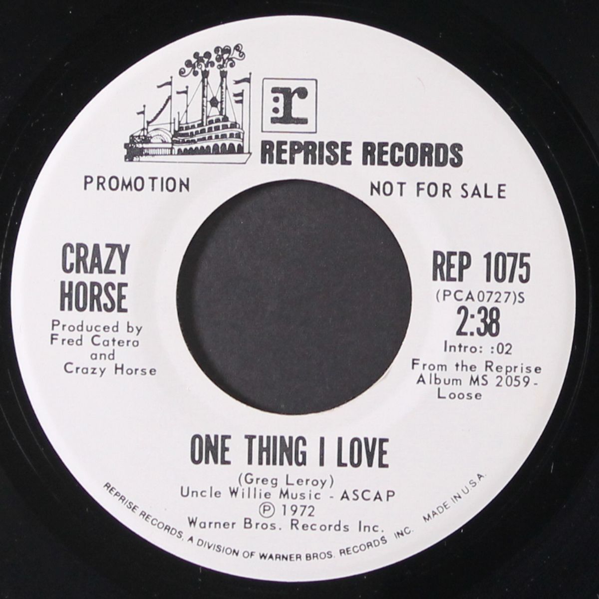 all alone now / 1 thing i love by CRAZY HORSE