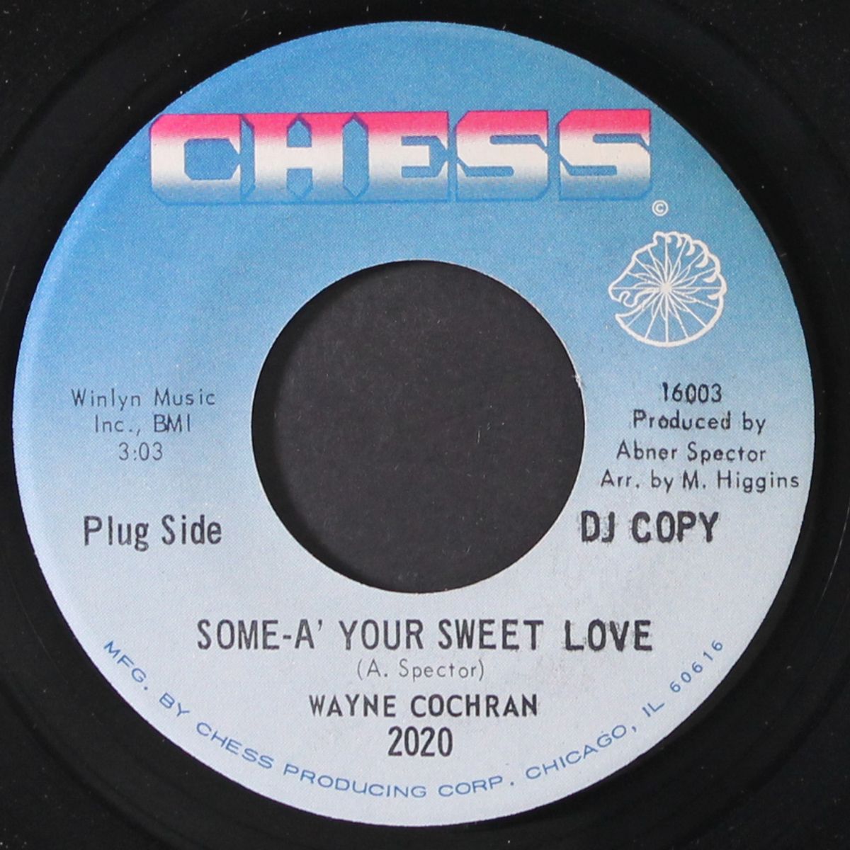 when my baby cries / some-a' your sweet love by WAYNE COCHRAN