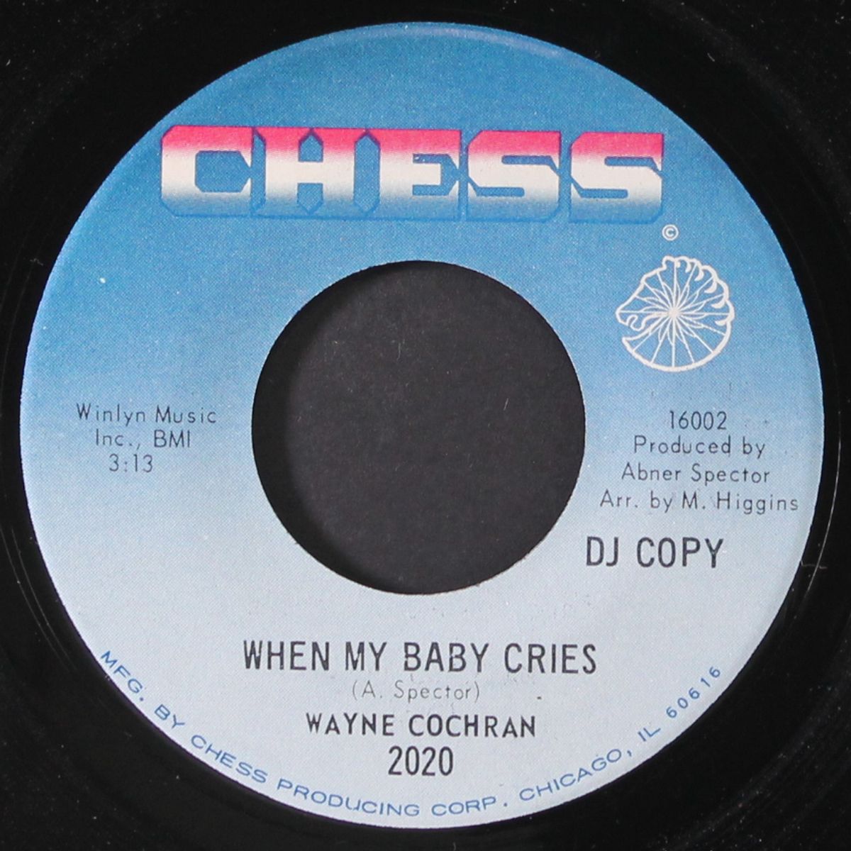 when my baby cries / some-a' your sweet love by WAYNE COCHRAN