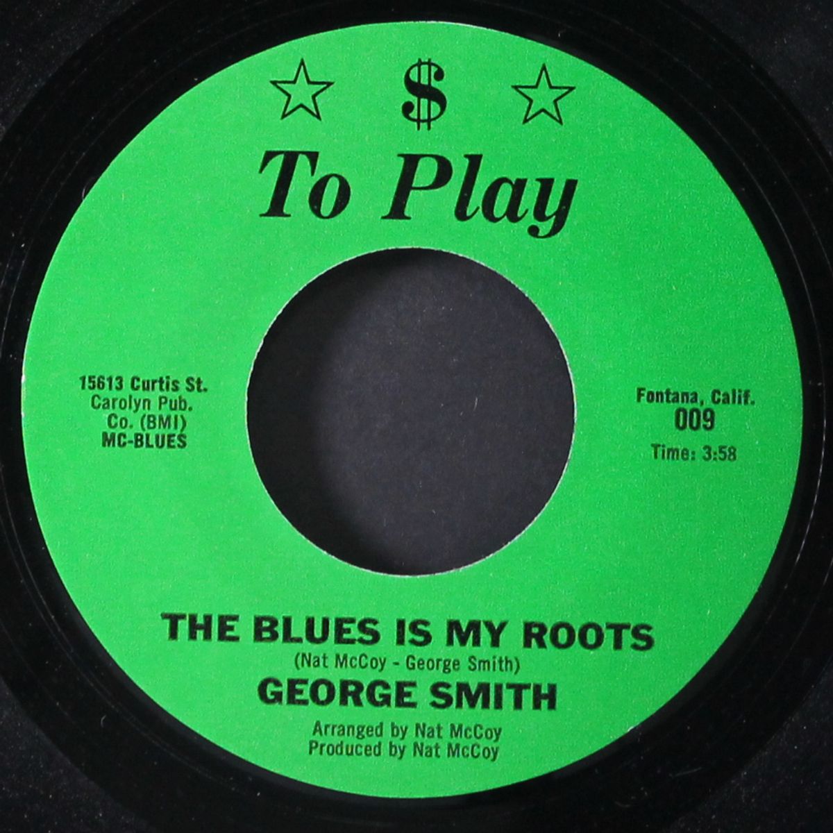 up / the blues is my roots by GEORGE SMITH
