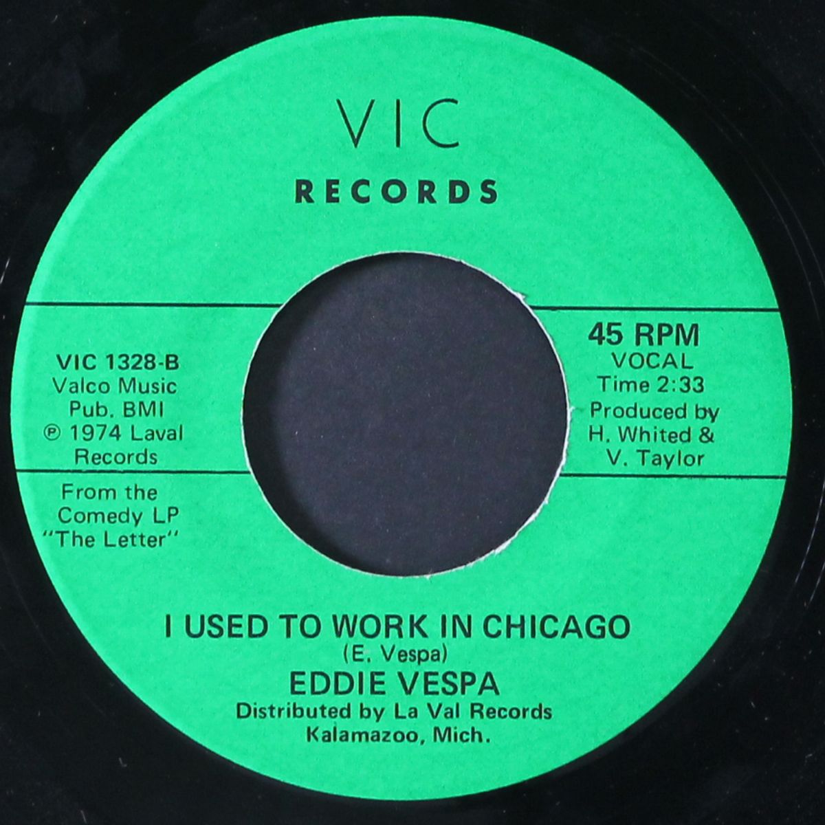 letter to my ex wife / i used to work in chicago by EDDIE VESPA