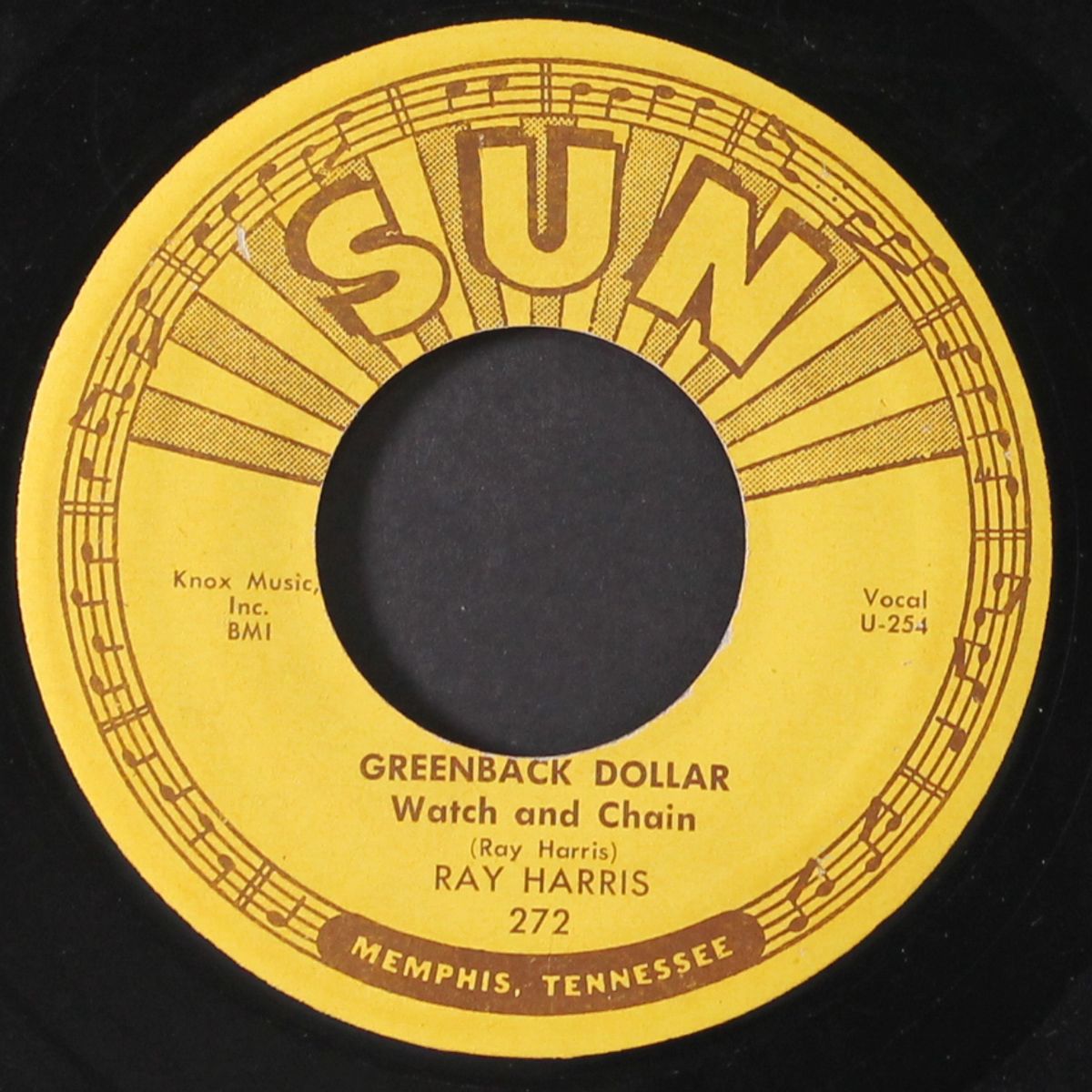 greenback dollar, watch and chain / foolish heart by RAY HARRIS