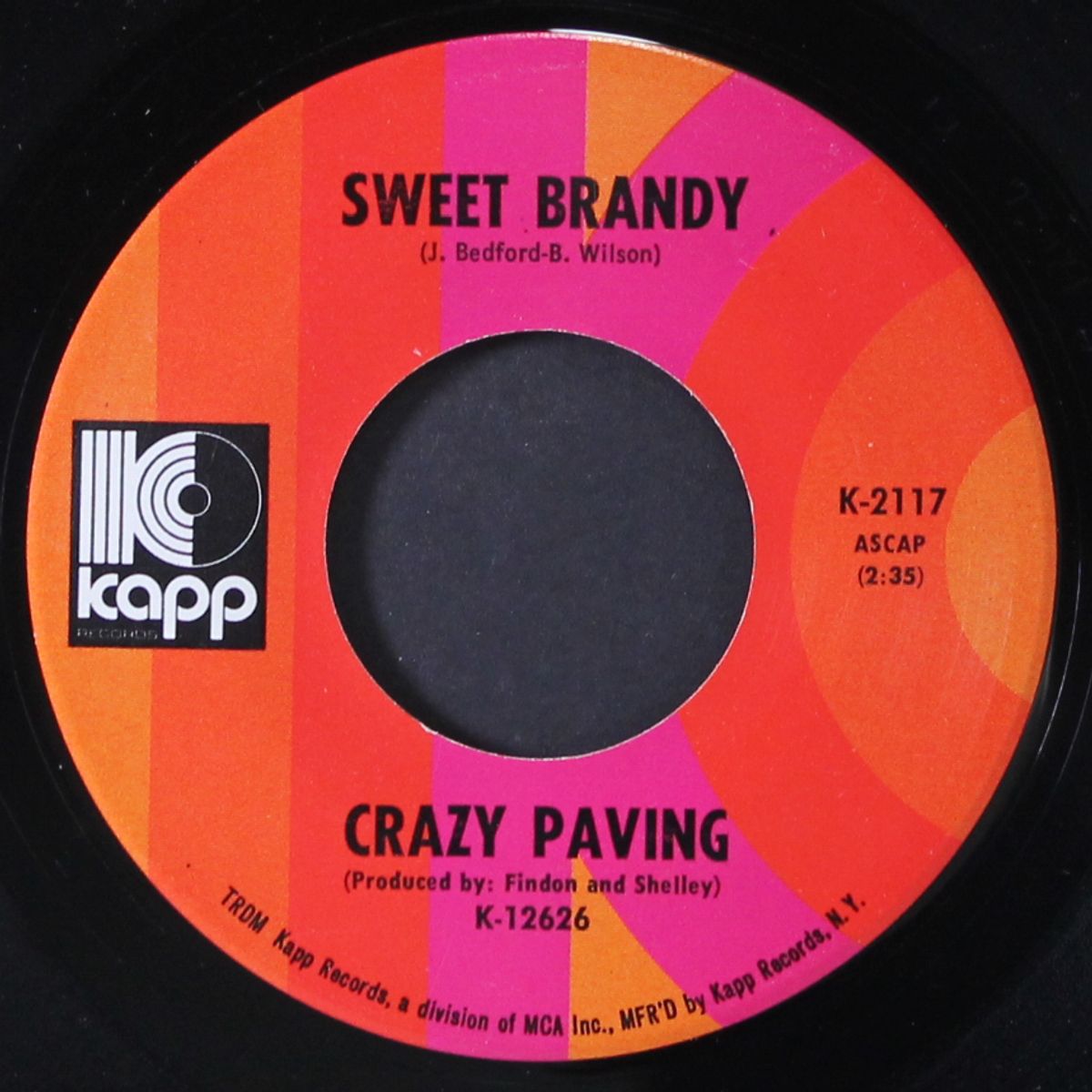 anytime sunshine / sweet brandy by CRAZY PAVING