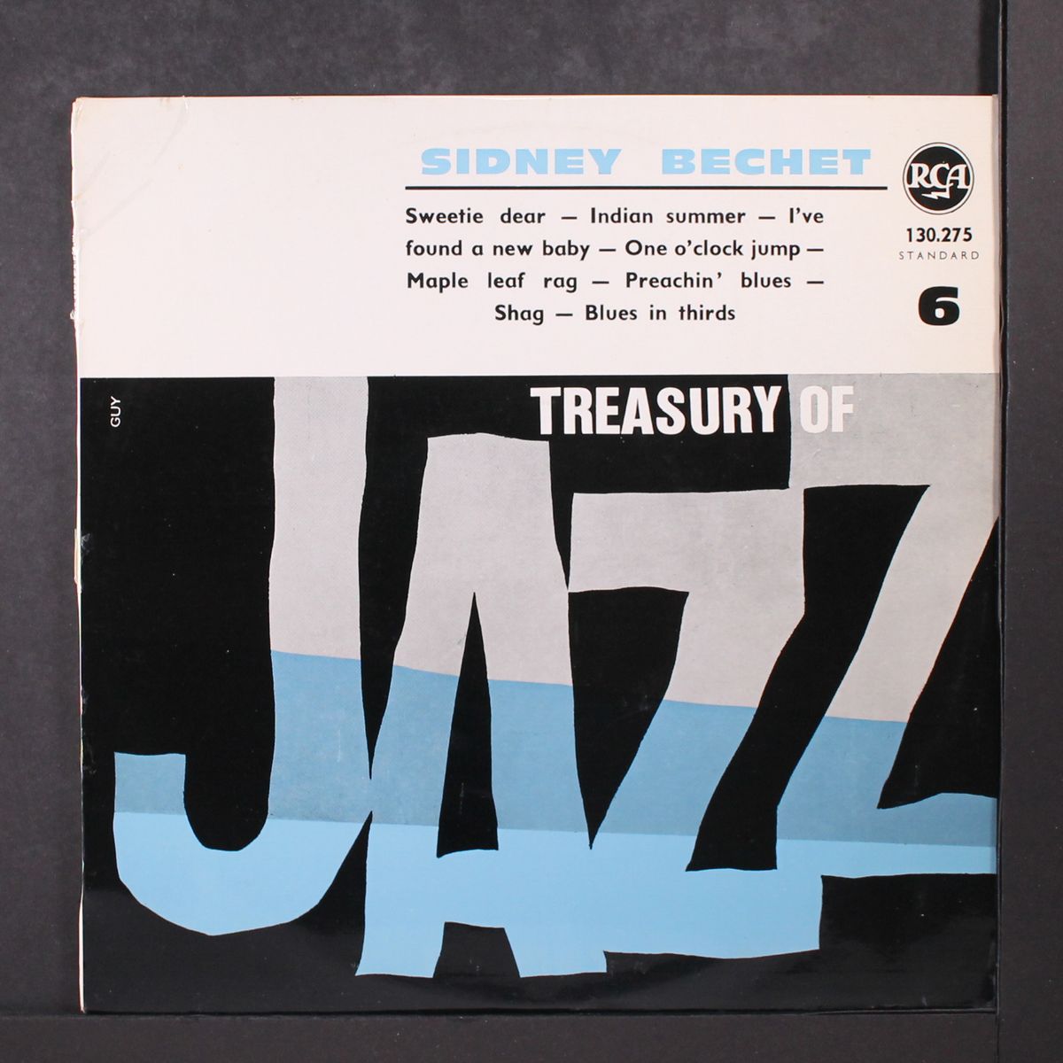 treasury of jazz no. 6 by SIDNEY BECHET