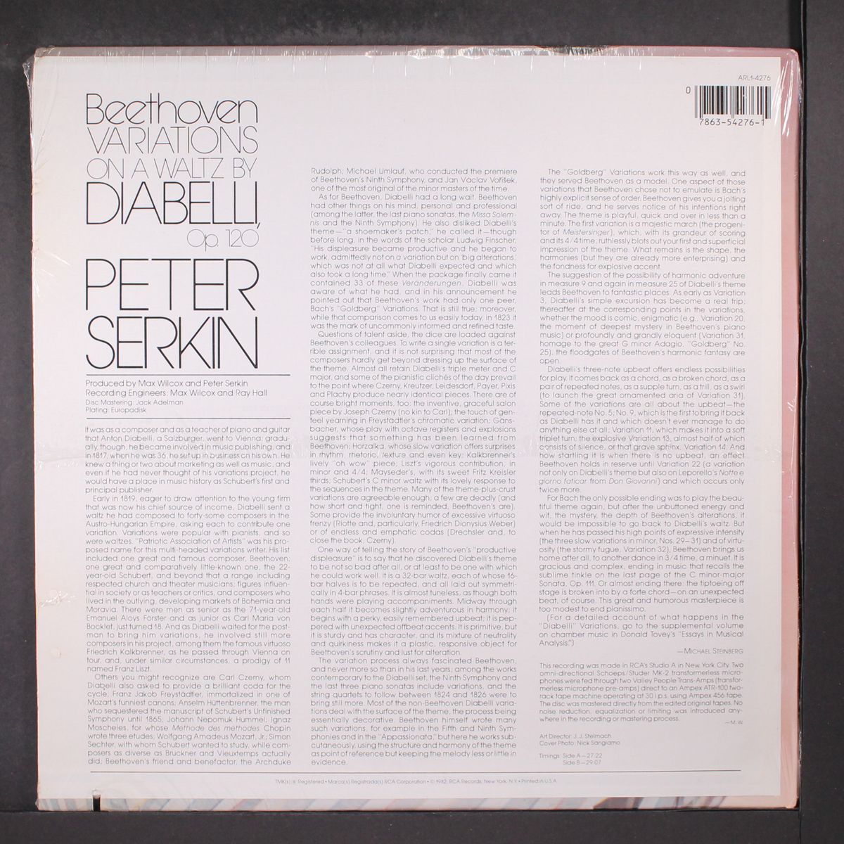 beethoven: diabelli variations op.120 by PETER SERKIN