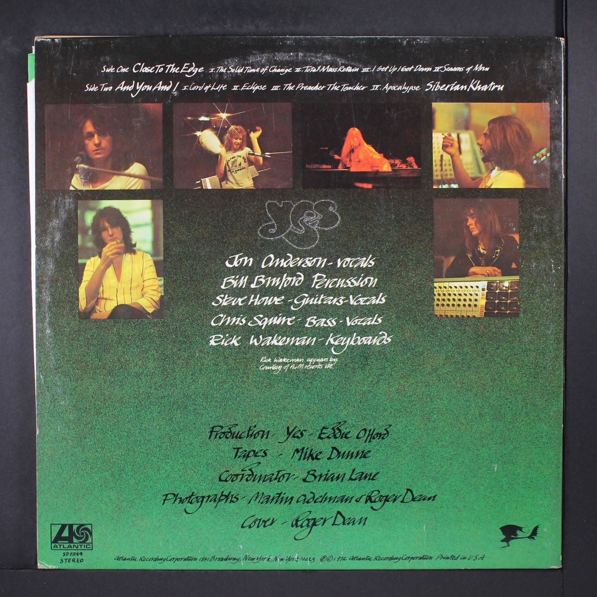 close to the edge by YES