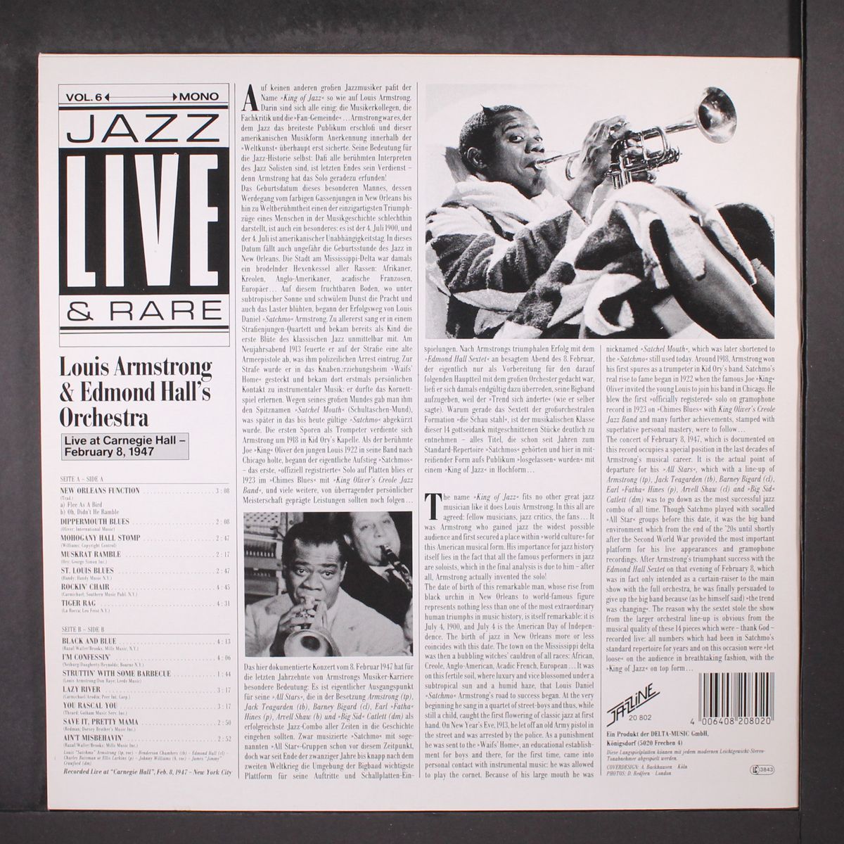 jazz live & rare, vol. 6 by LOUIS ARMSTRONG