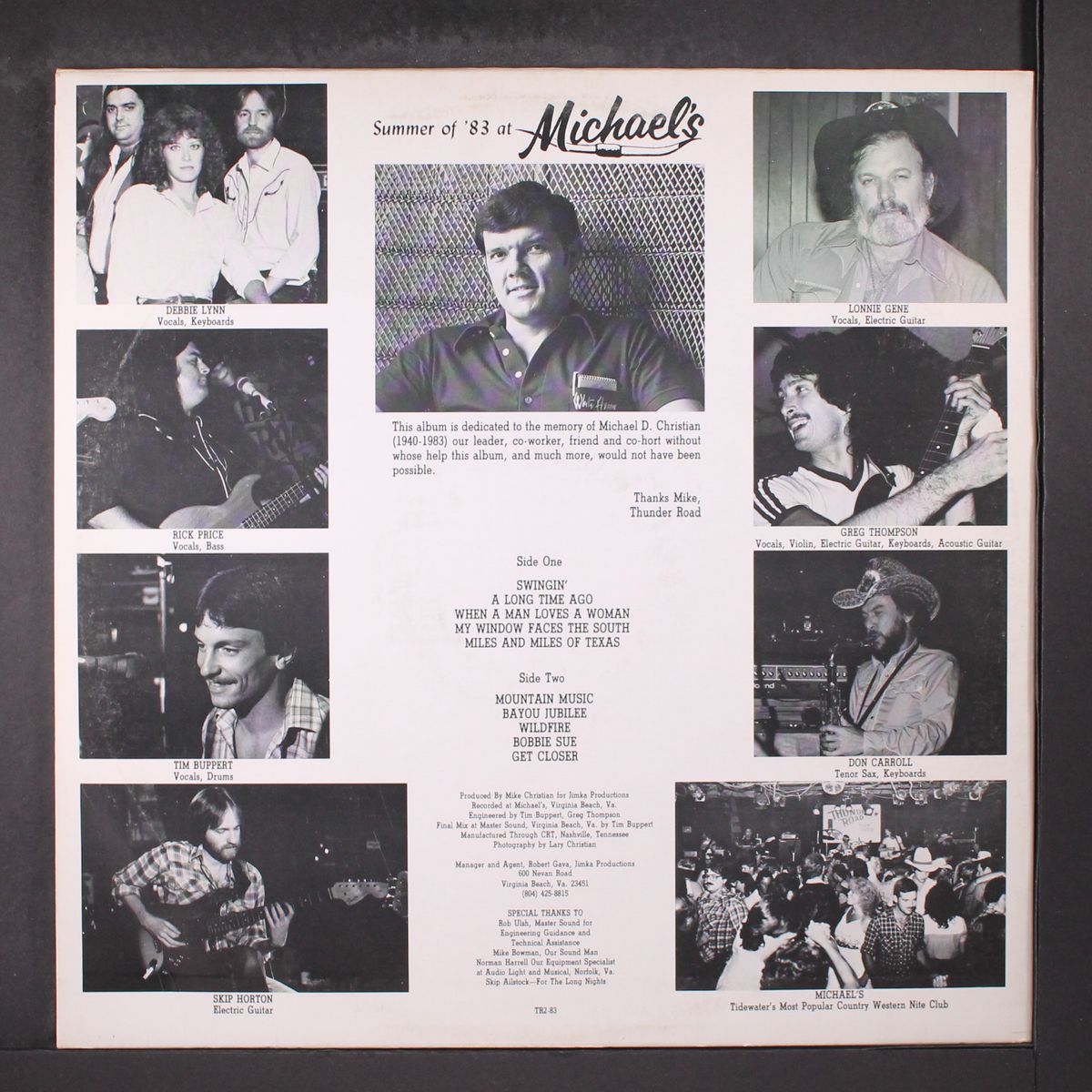 summer of '83 at michaels by THUNDER ROAD