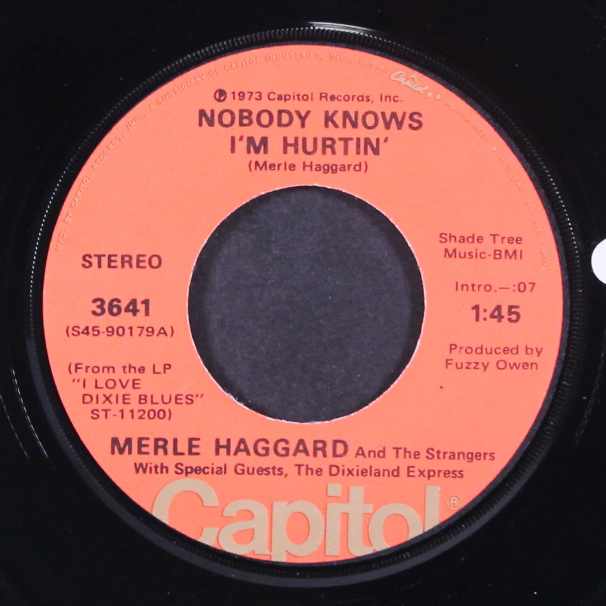 everybody's had the blues / nobody knows i'm hurtin' by MERLE HAGGARD