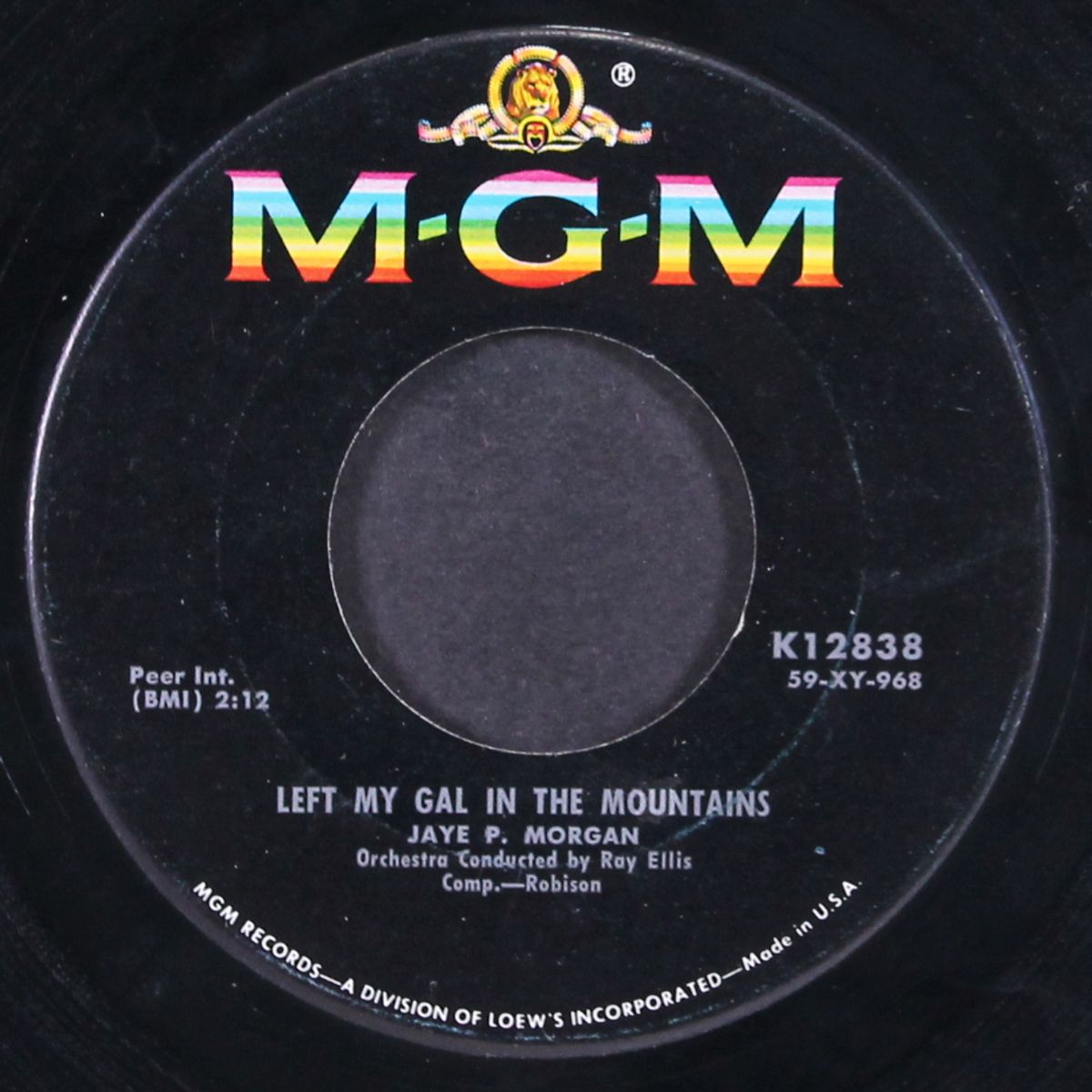 let my gal in the mountains / that funny feeling by JAYE P. MORGAN