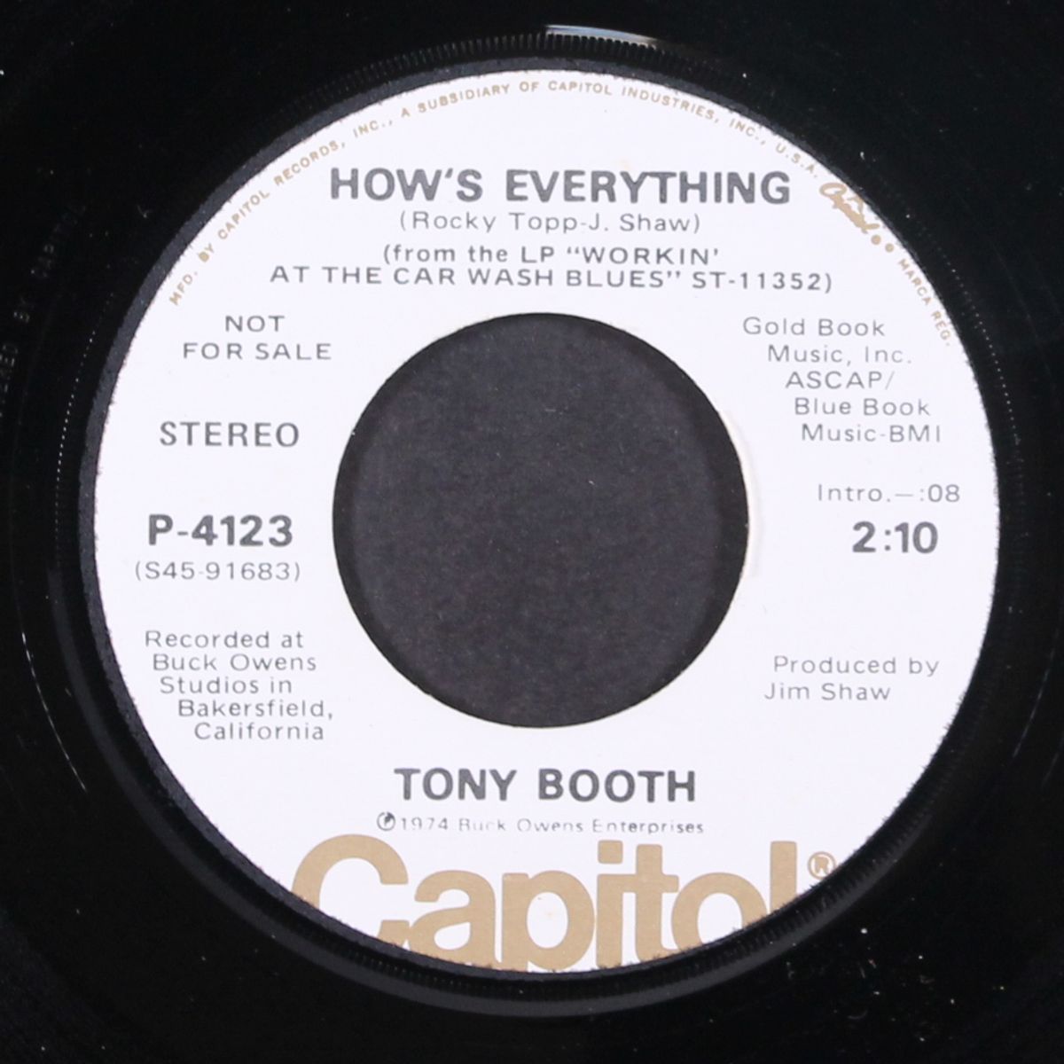 fanny lee / how's everything by TONY BOOTH