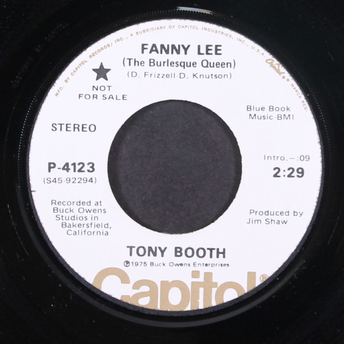 fanny lee / how's everything by TONY BOOTH