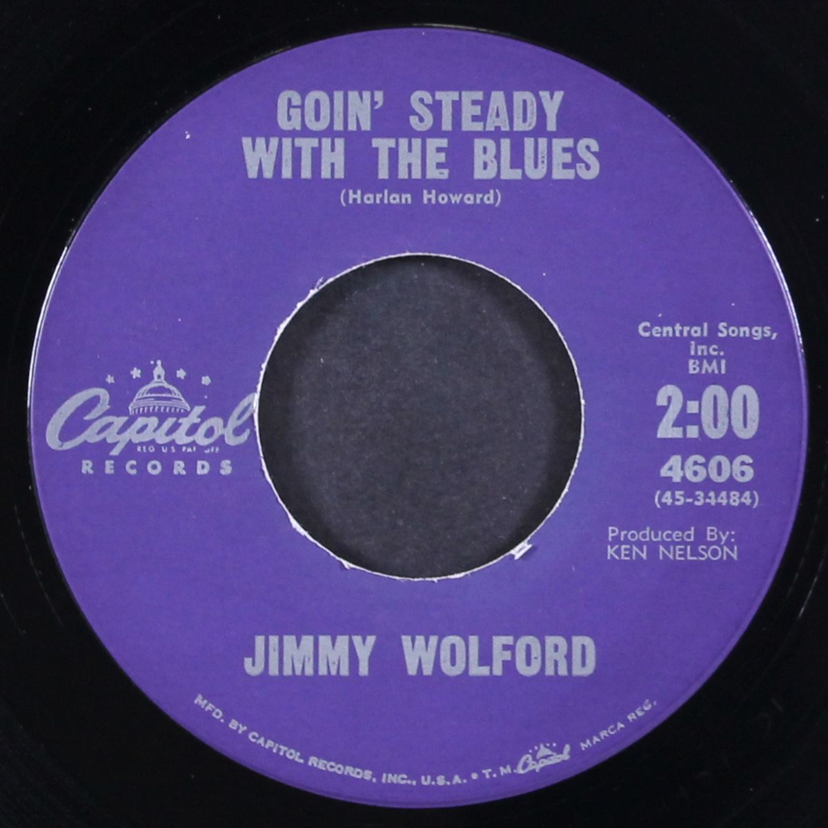 impatient heart / goin' steady with the blues by JIMMY WOLFORD