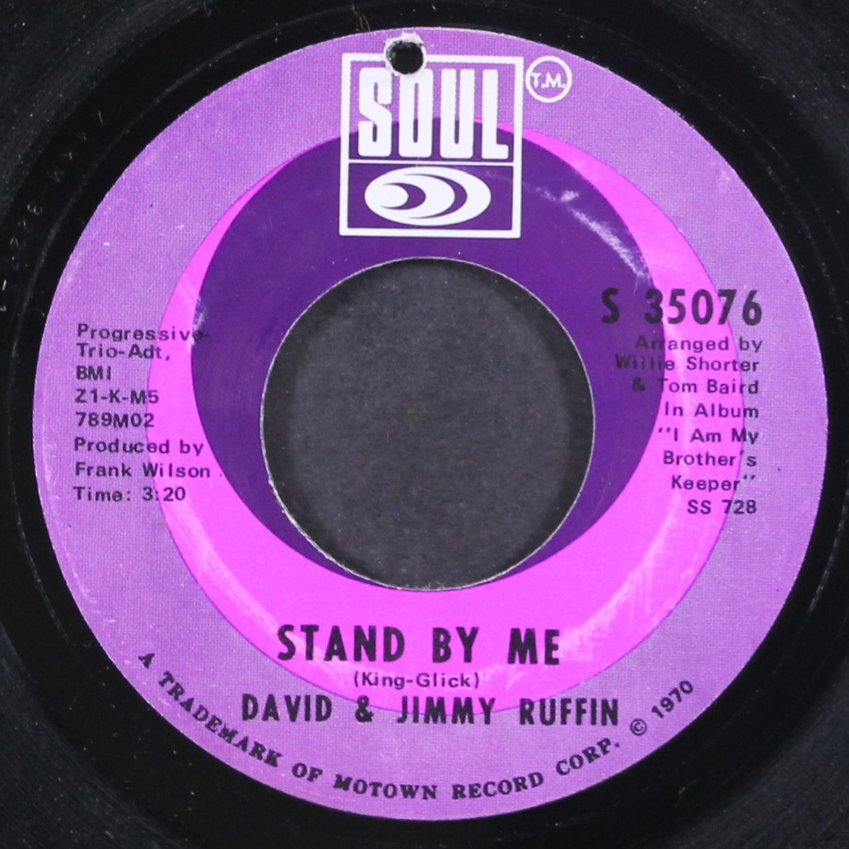 stand by me / your love was worth waiting for by DAVID & JIMMY RUFFIN