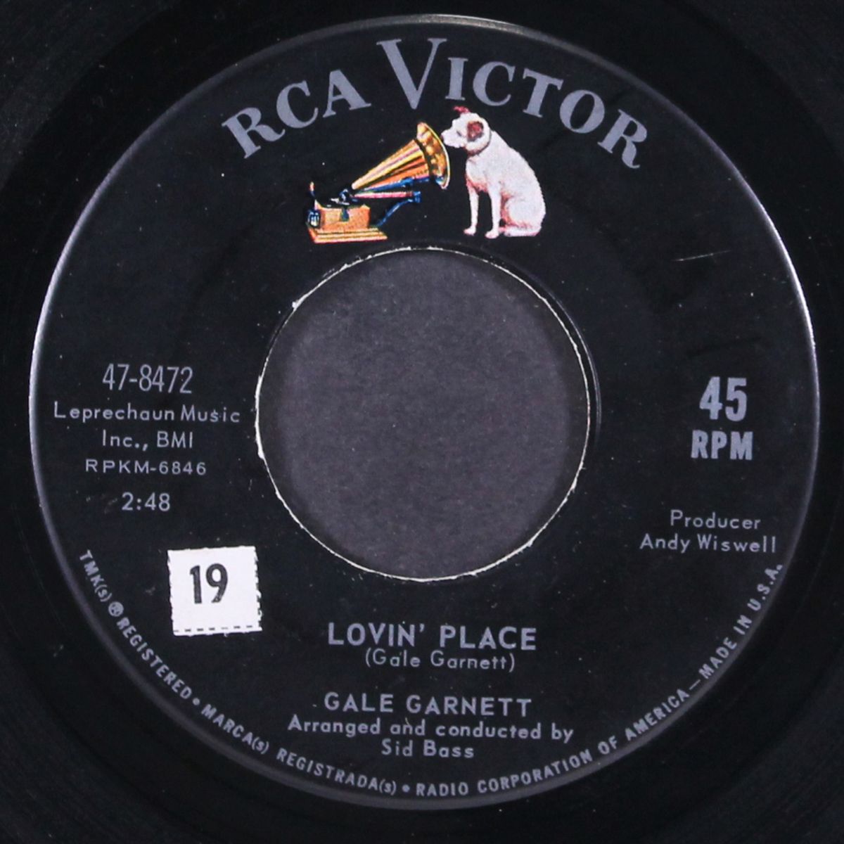 lovin' place / i used to live here by GALE GARNETT