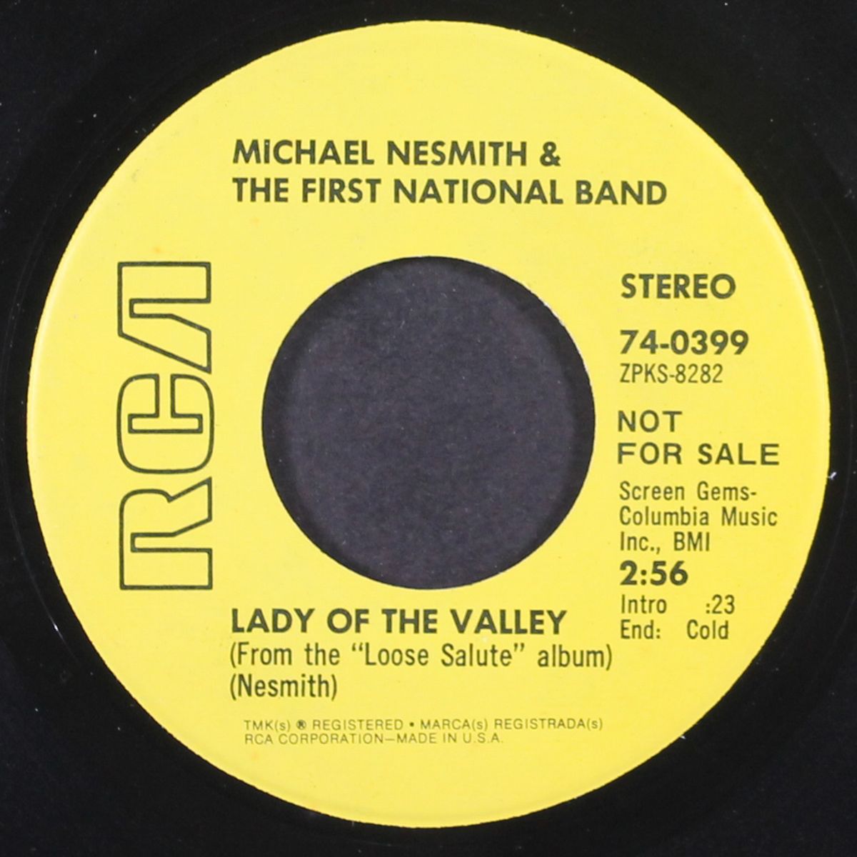 lady of the valley / silver moon by MICHAEL NESMITH & FIRST NATIONAL BAND