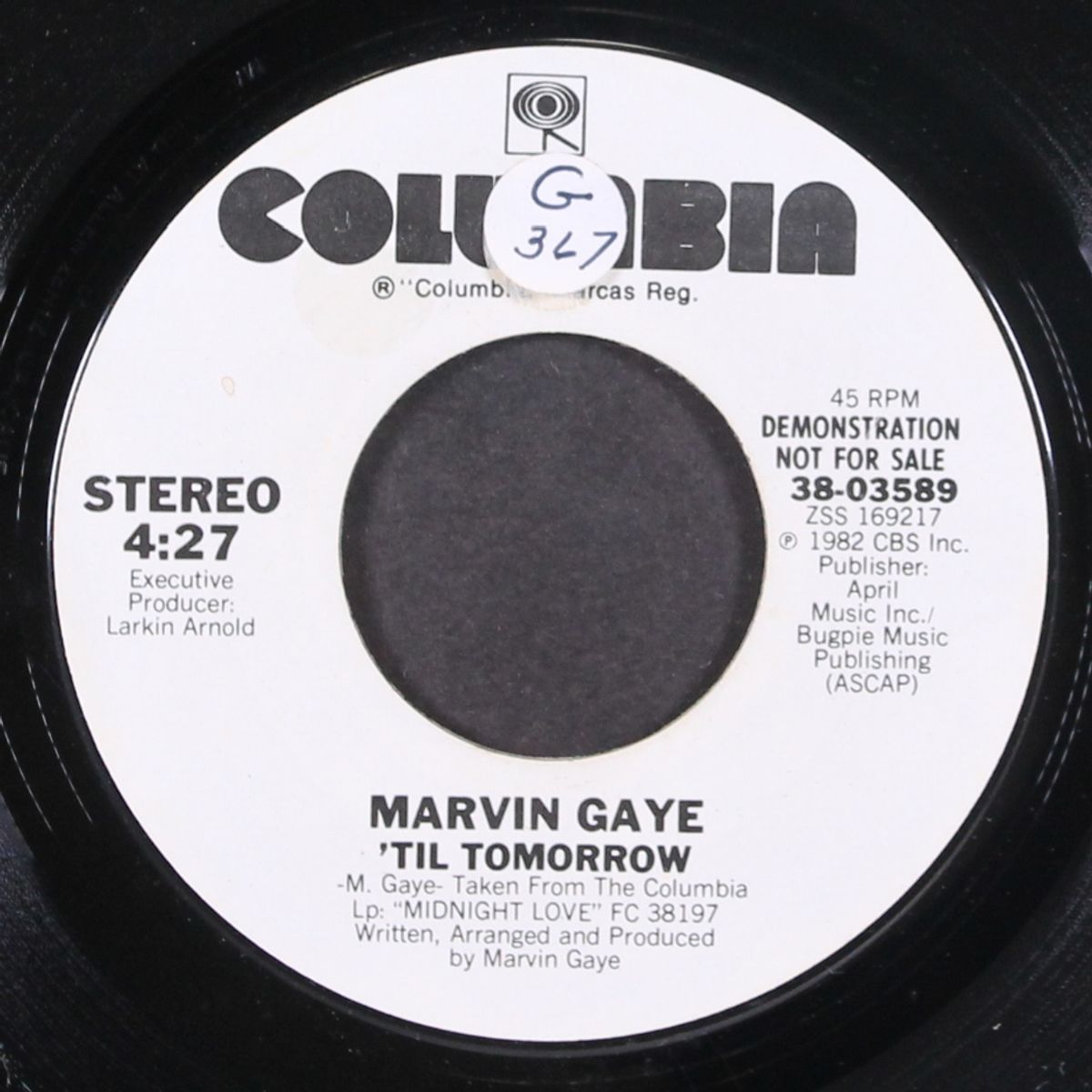 'til tomorrow / same by MARVIN GAYE