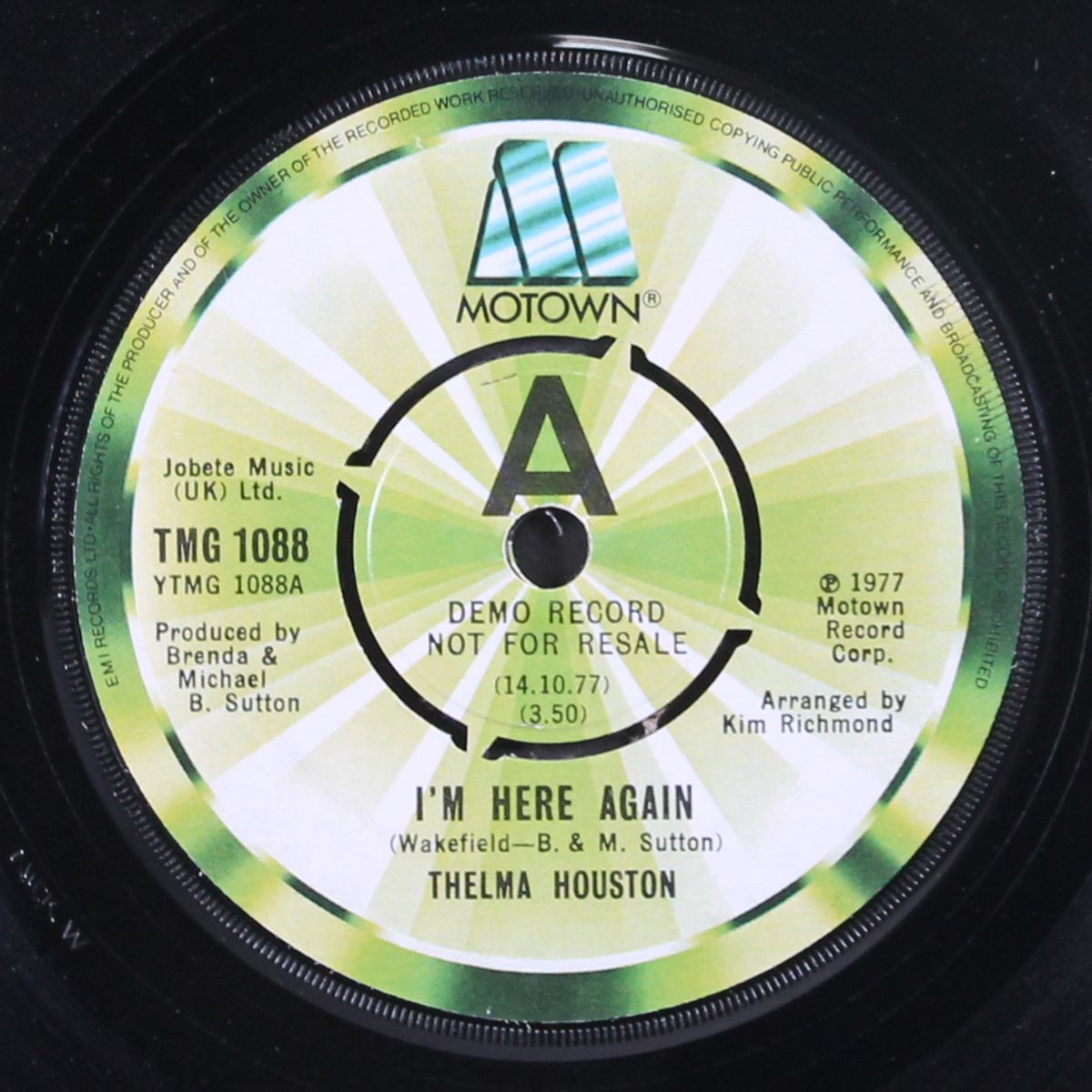 i'm here again / sharing something perfect between ourselves by THELMA HOUSTON