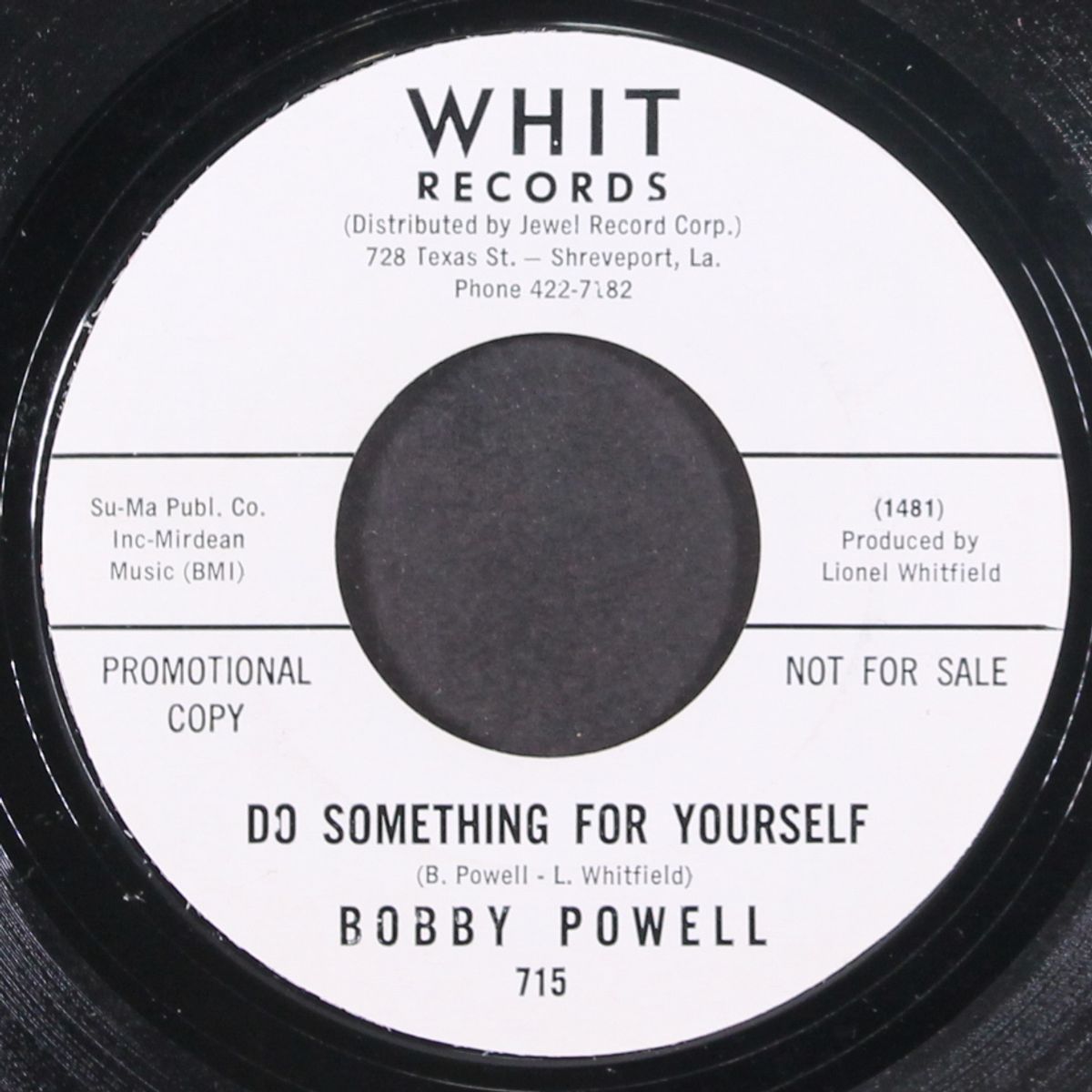 it's getting late in the evening / do something for yourself by BOBBY POWELL