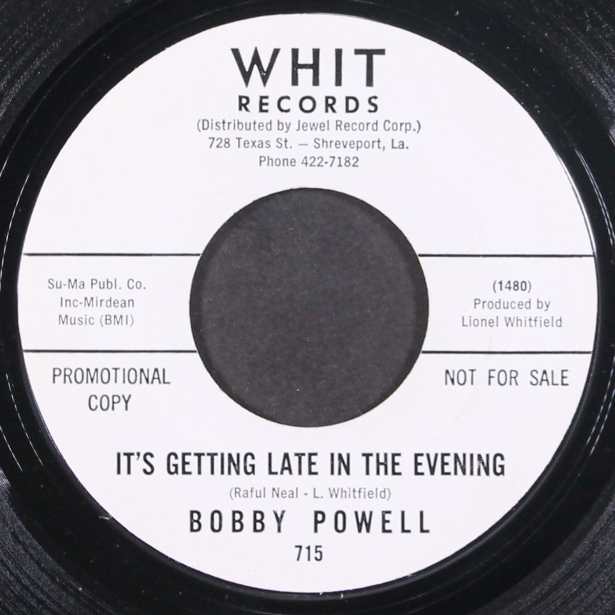 it's getting late in the evening / do something for yourself by BOBBY POWELL