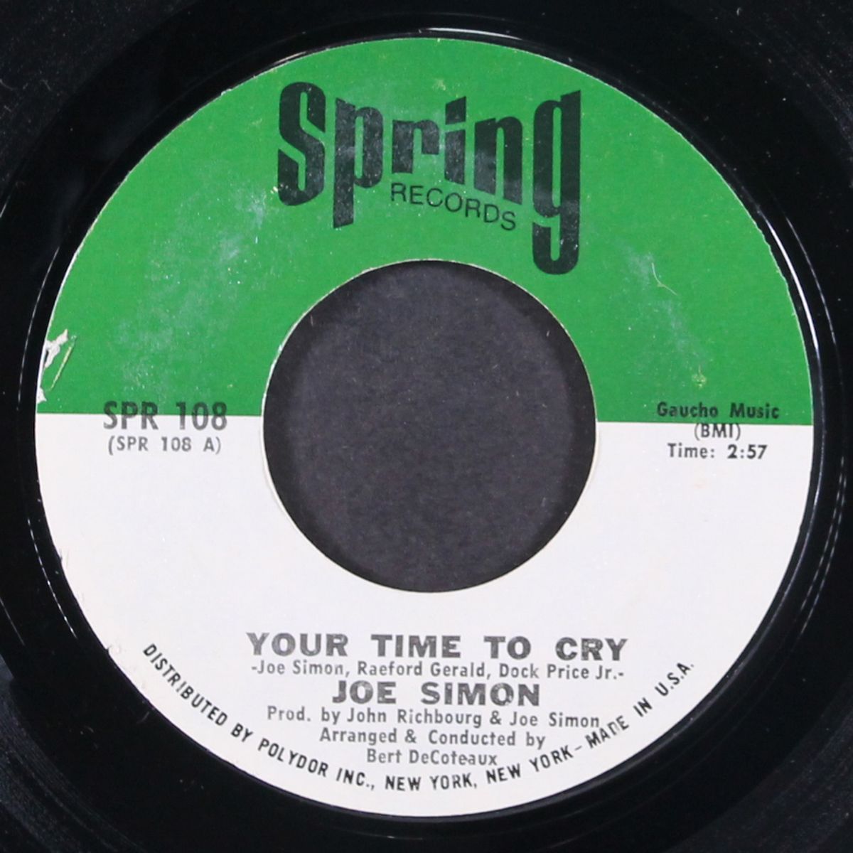 your time to cry by JOE SIMON