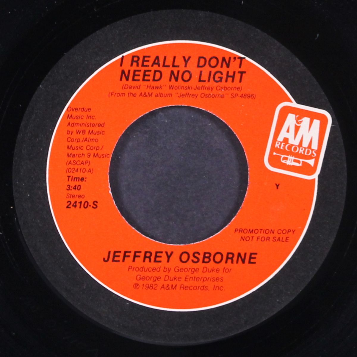 i really don't need no light / mono by JEFFREY OSBOURNE
