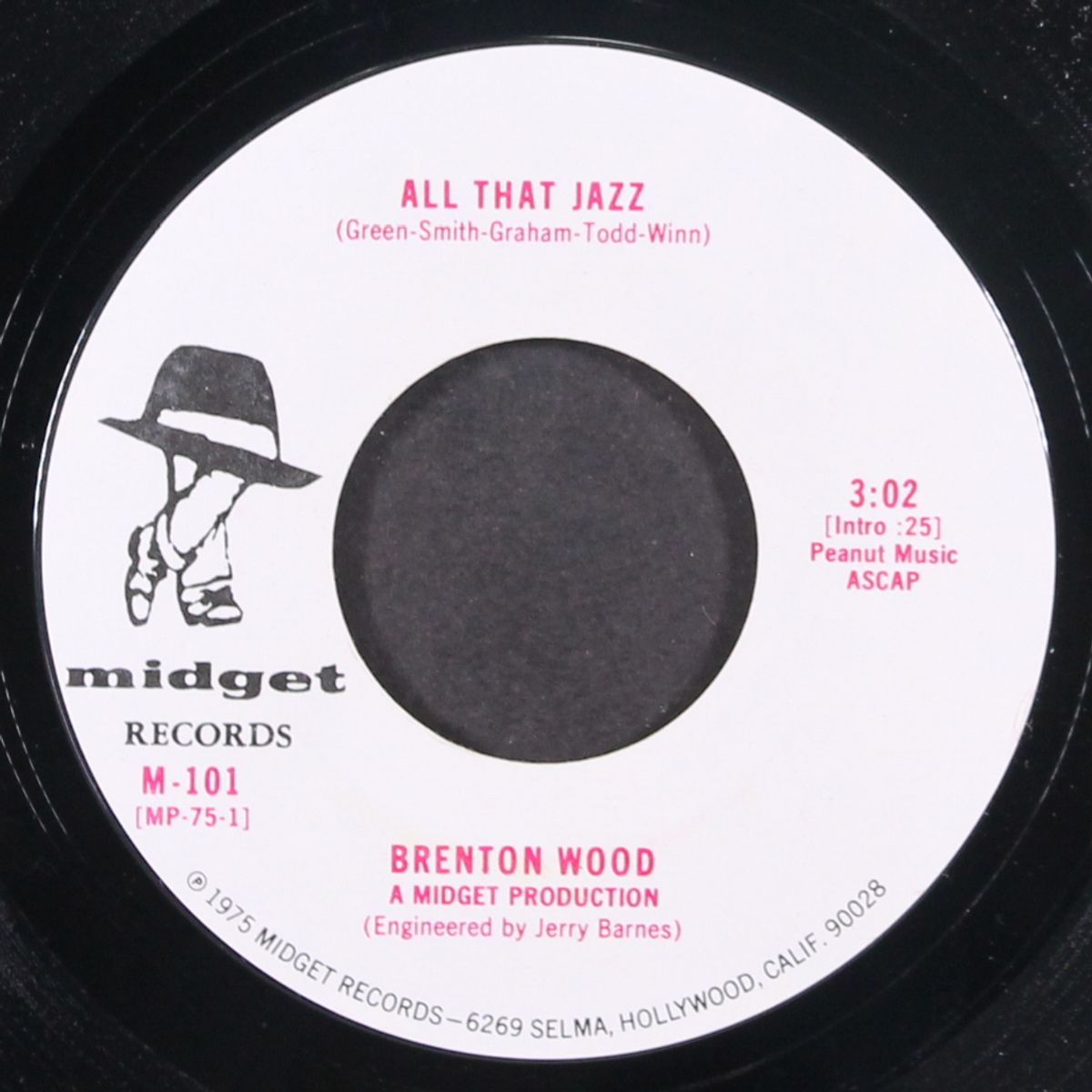 all that jazz / rainin' love by BRENTON WOOD