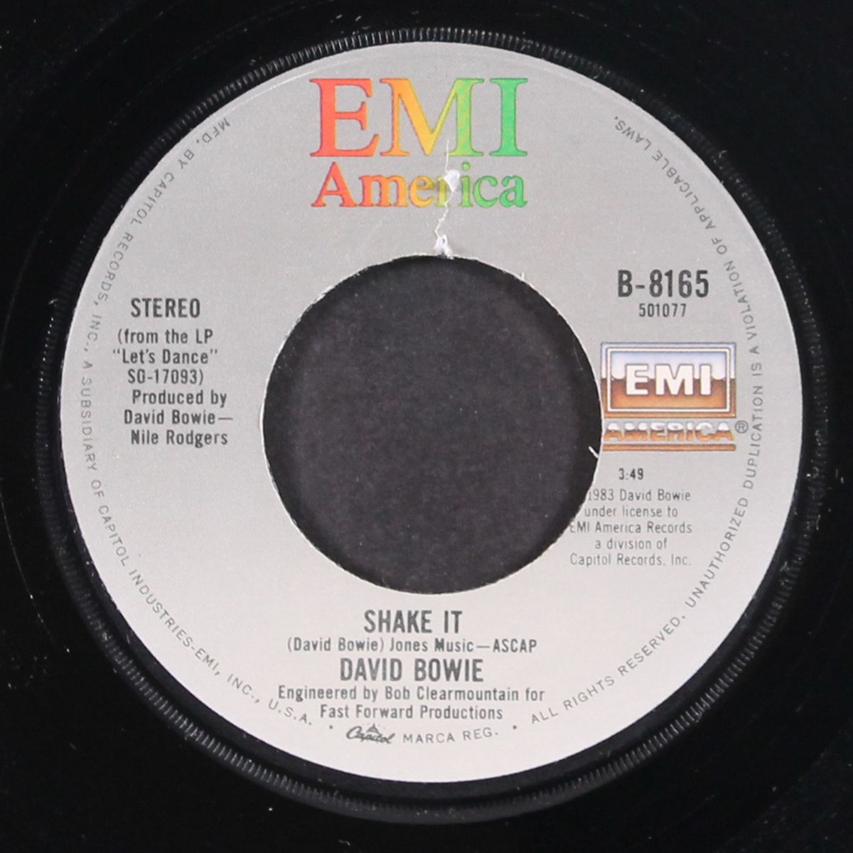 china girl / shake it by DAVID BOWIE