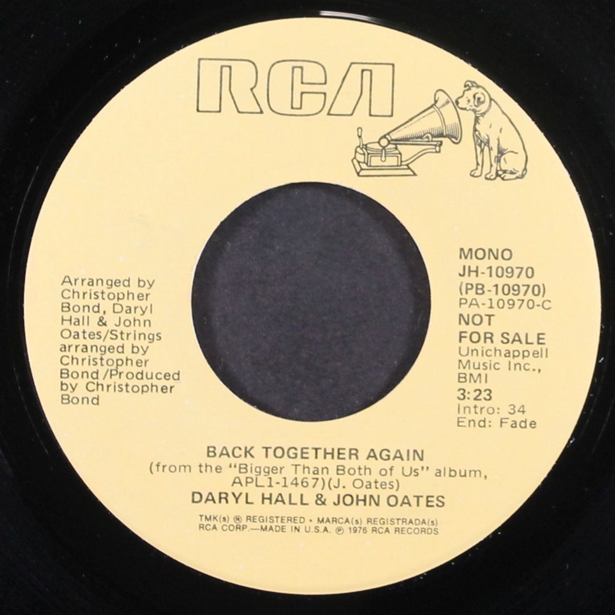 back together again / mono by DARYL HALL & JOHN OATES