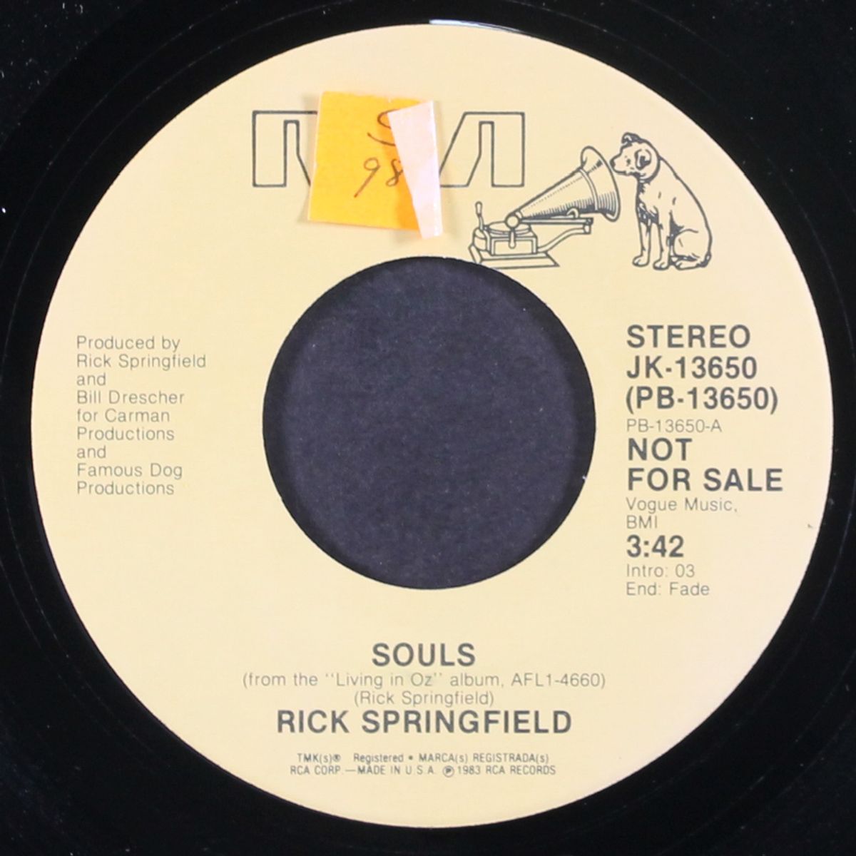 souls / same by RICK SPRINGFIELD