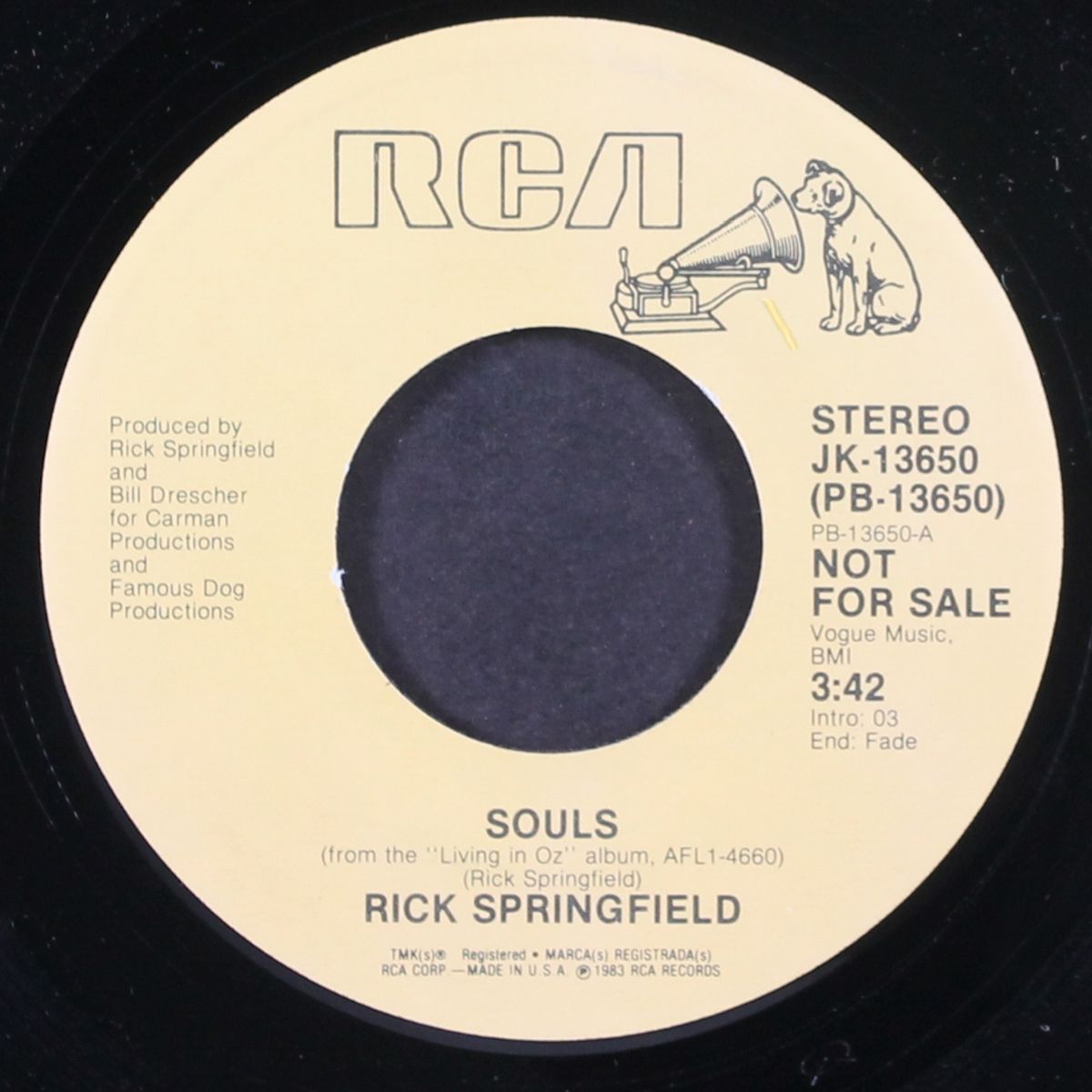 souls / same by RICK SPRINGFIELD
