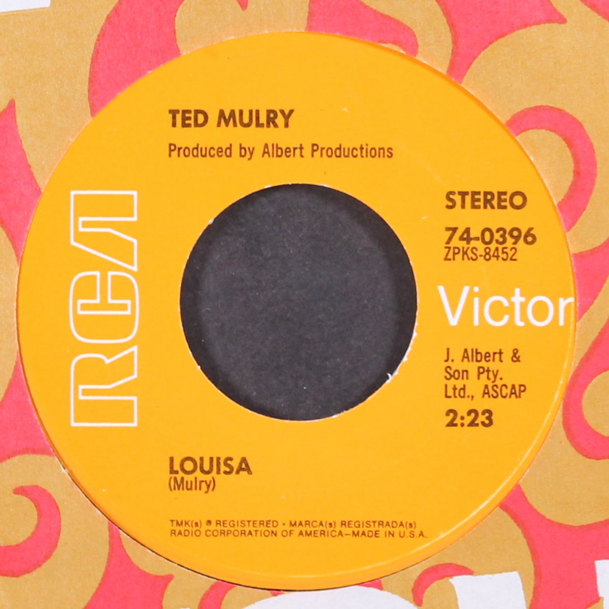 falling in love again / louisa by TED MULRY