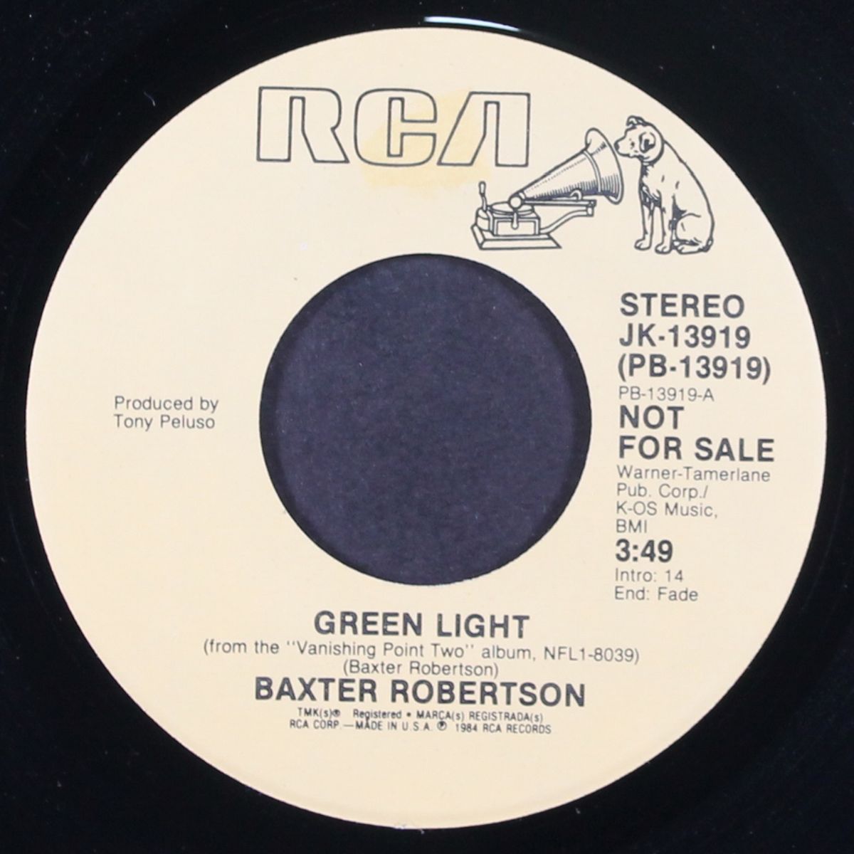 green light / same by BAXTER ROBERTSON