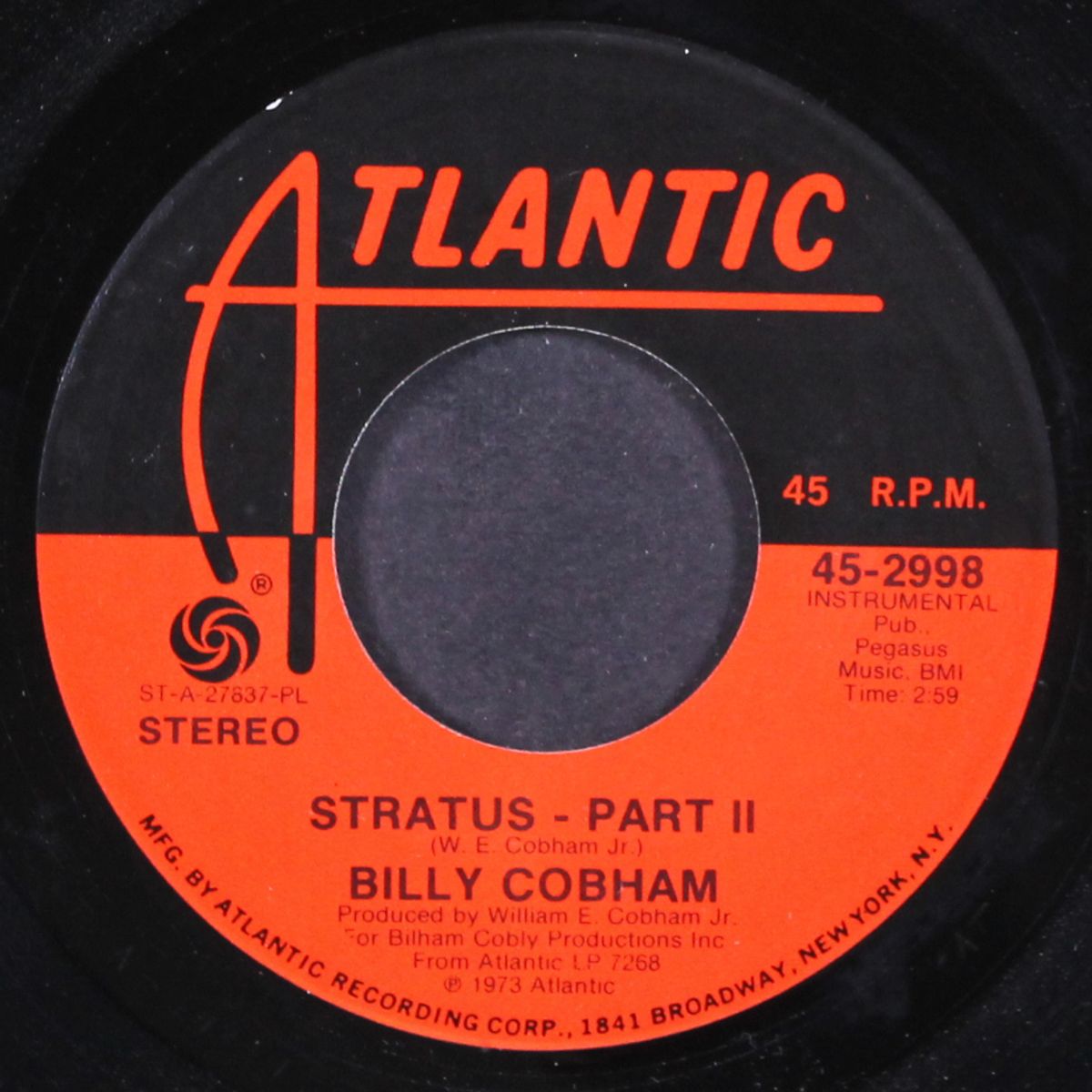 stratus, part 1 / part 2 by BILLY COBHAM