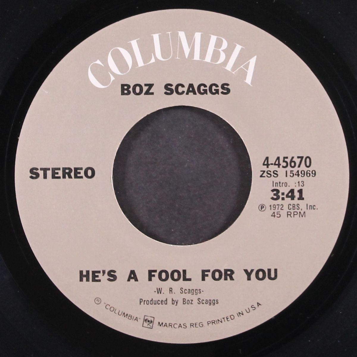 dinah flo / he's a fool for you by BOZ SCAGGS