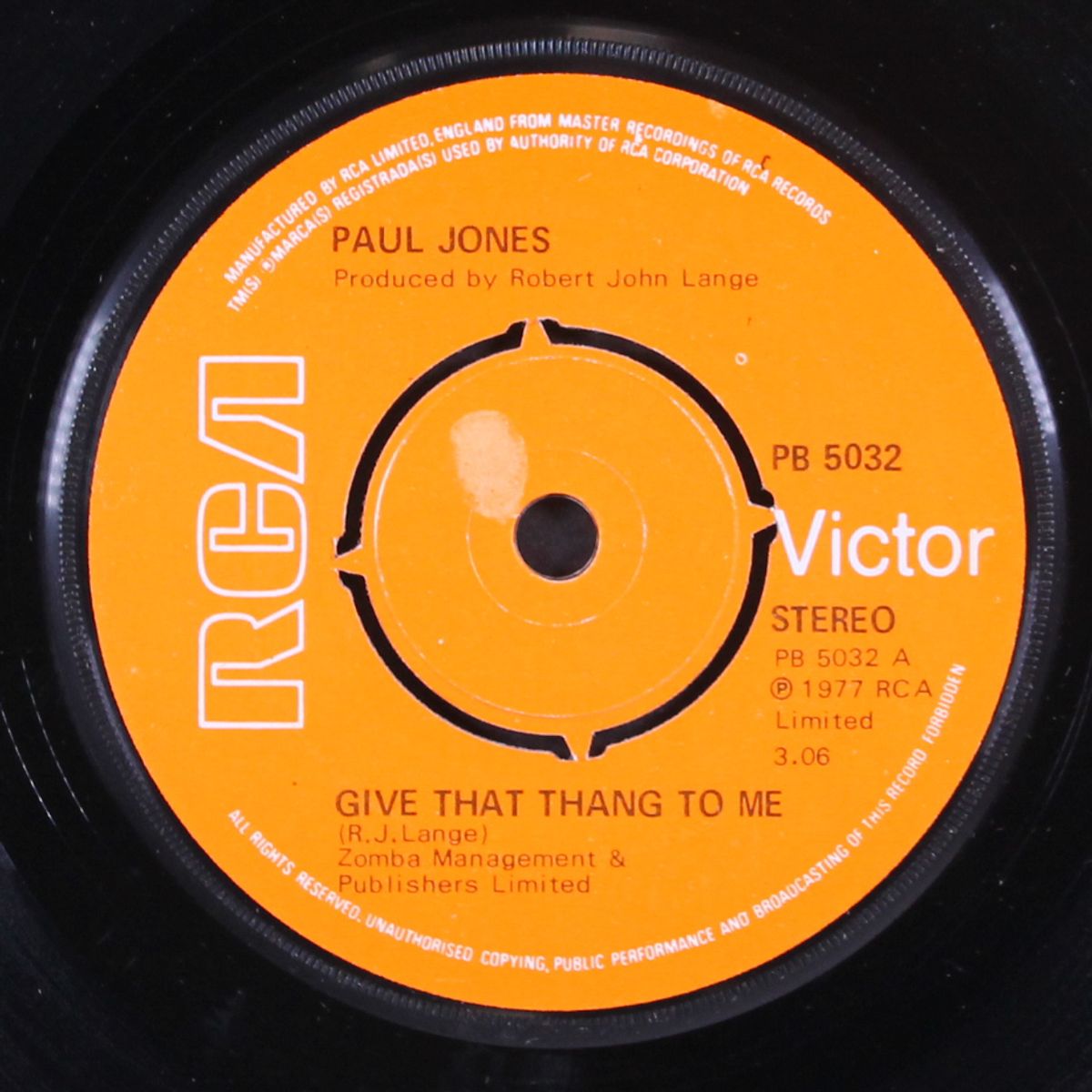 give that thang to me by PAUL JONES