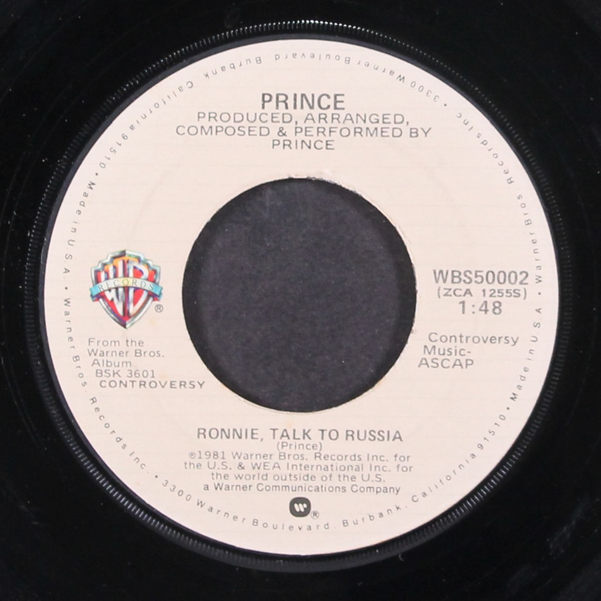 let's work / ronnie, talk to russia by PRINCE