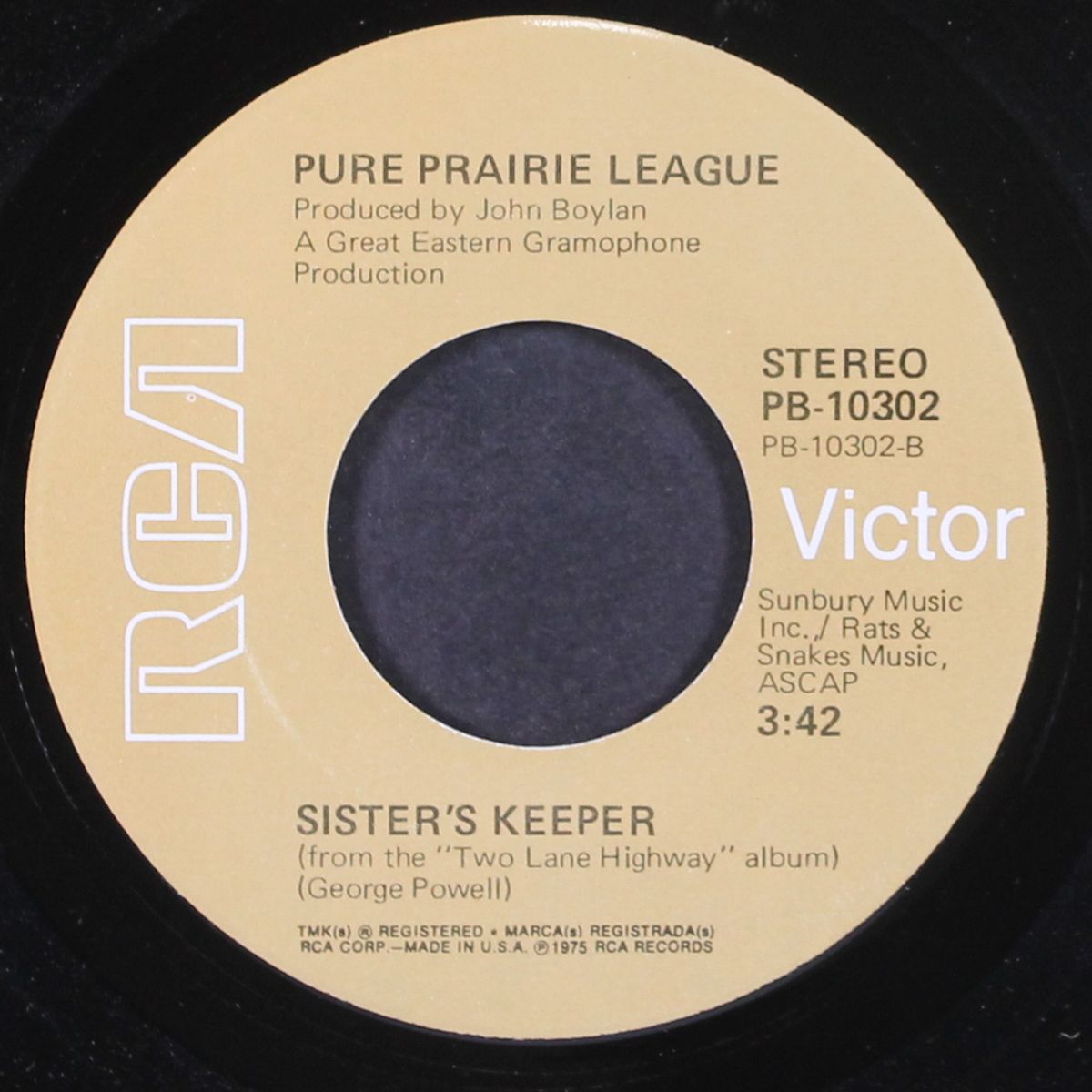 two lane highway / sister's keeper by PURE PRAIRIE LEAGUE