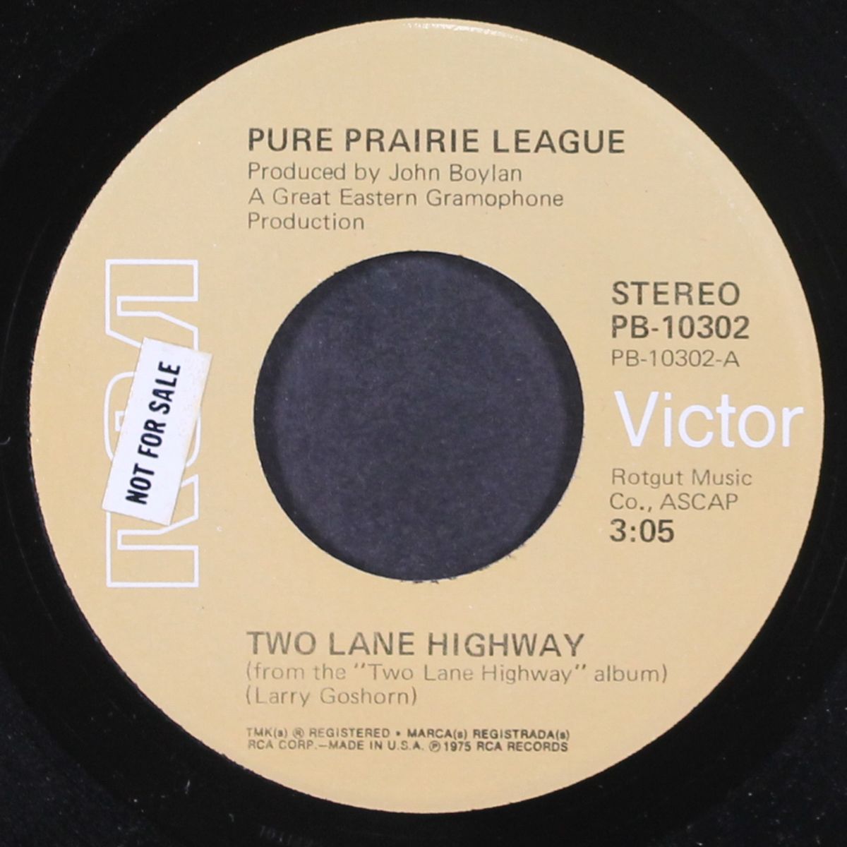 two lane highway / sister's keeper by PURE PRAIRIE LEAGUE