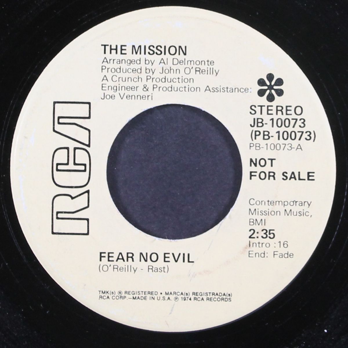 fear no evil / theme from virgin by MISSION