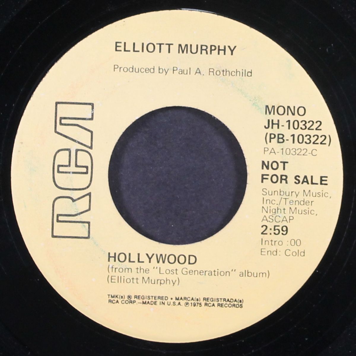 hollywood / mono by ELLIOTT MURPHY