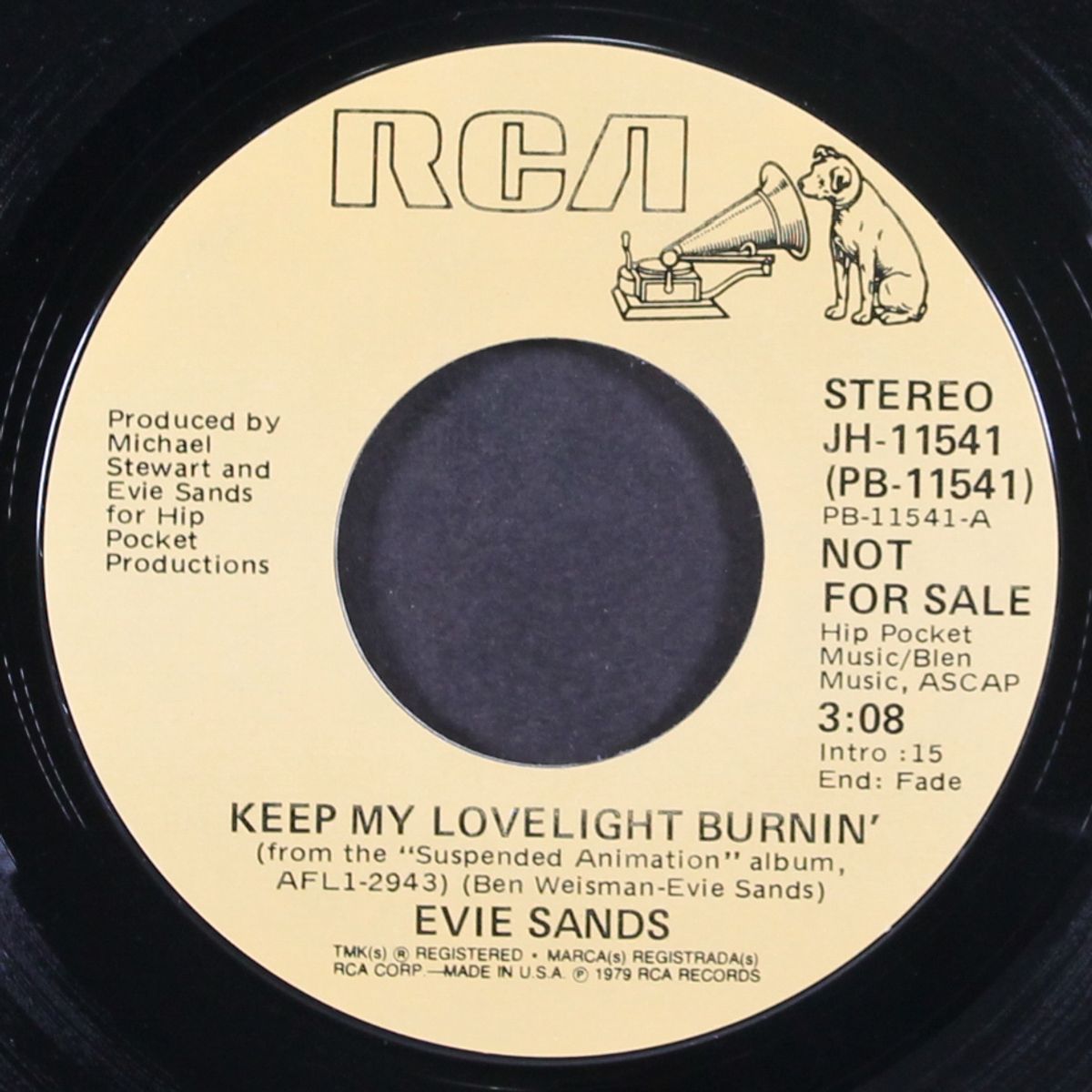 keep my lovelight burnin' by EVIE SANDS