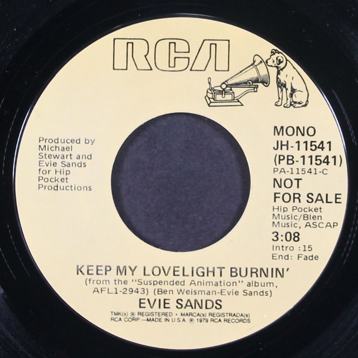 keep my lovelight burnin' by EVIE SANDS