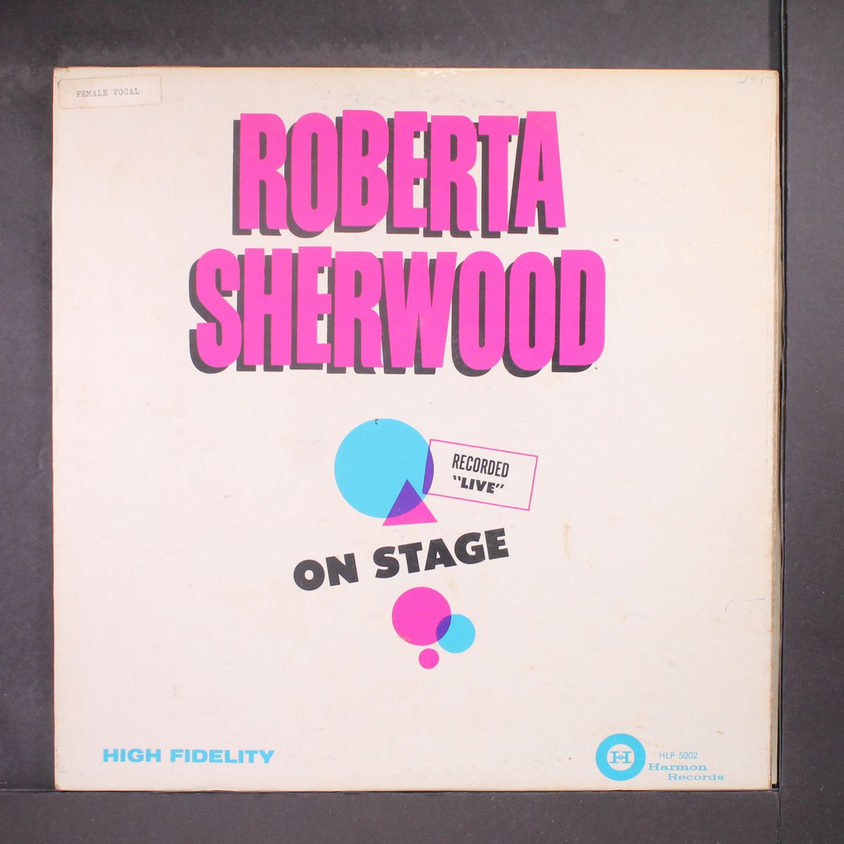 on stage by ROBERTA SHERWOOD
