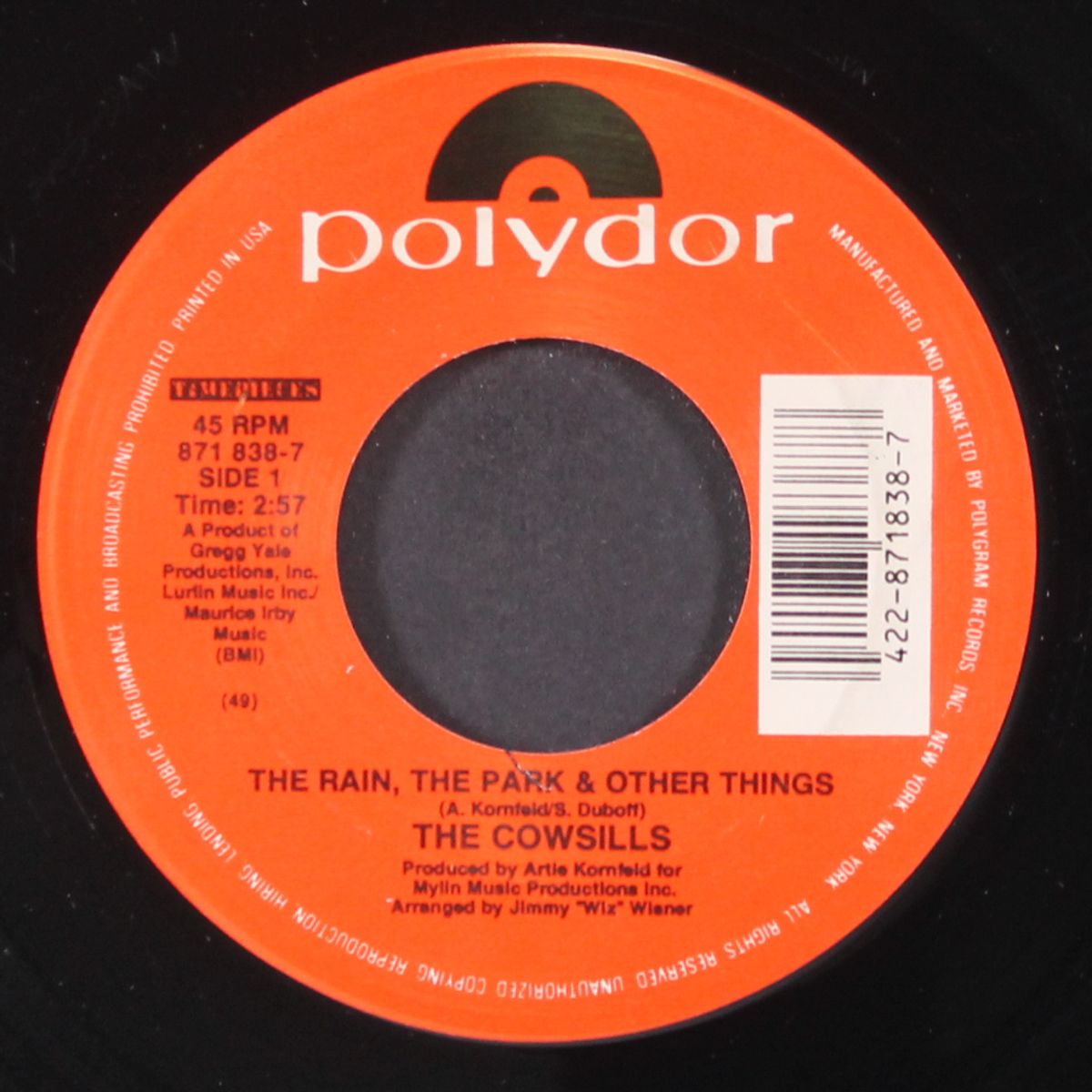 hair / the rain, the park & other things by COWSILLS