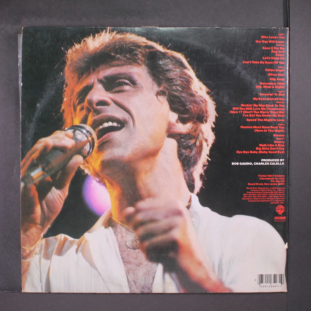 reunited live by FRANKIE VALLI & FOUR SEASONS