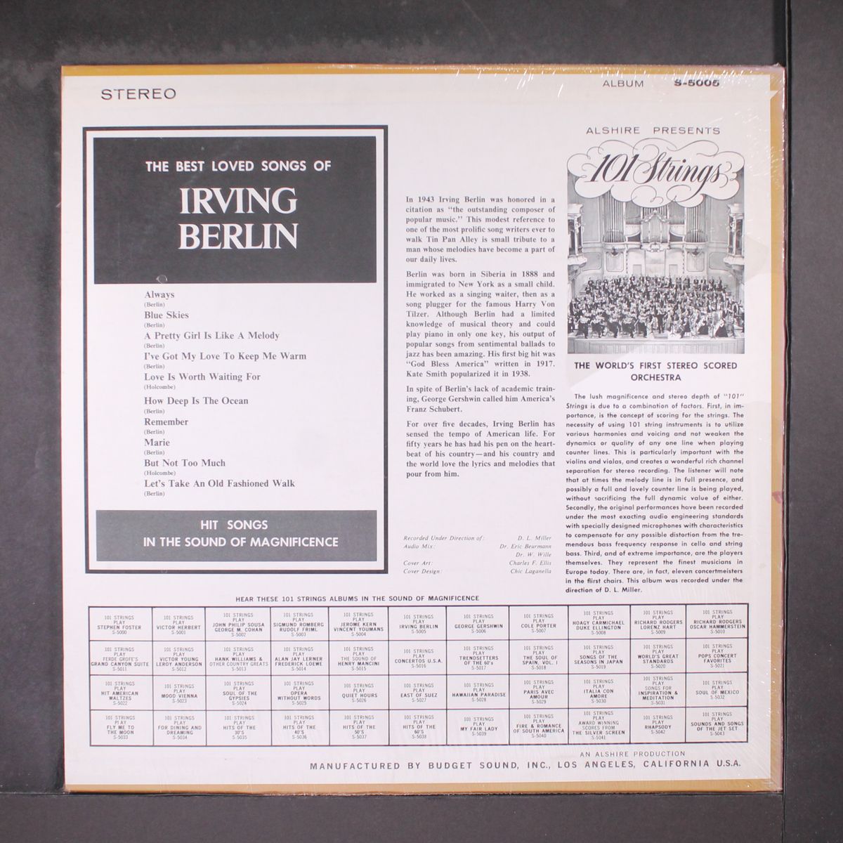 irving berlin by 101 STRINGS