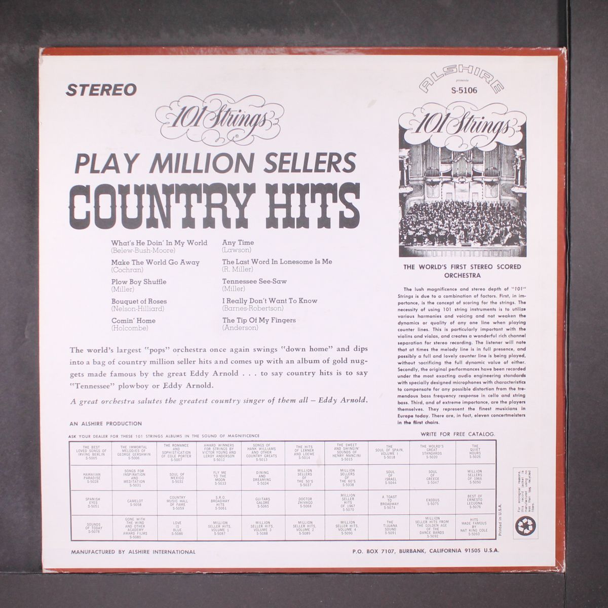million seller country hits by 101 STRINGS