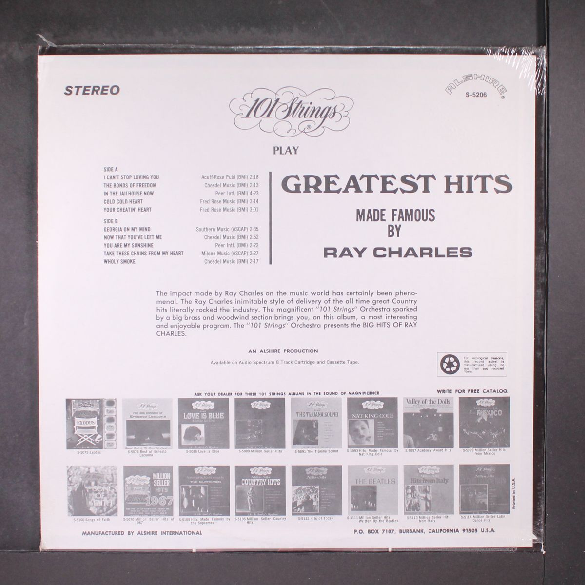 greatest hits of ray charles by 101 STRINGS